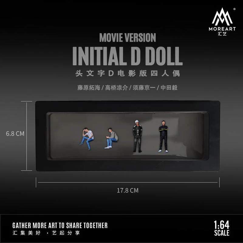 MOREART 1/64 Initial D Figurine Set (Movie Version) - Image 2