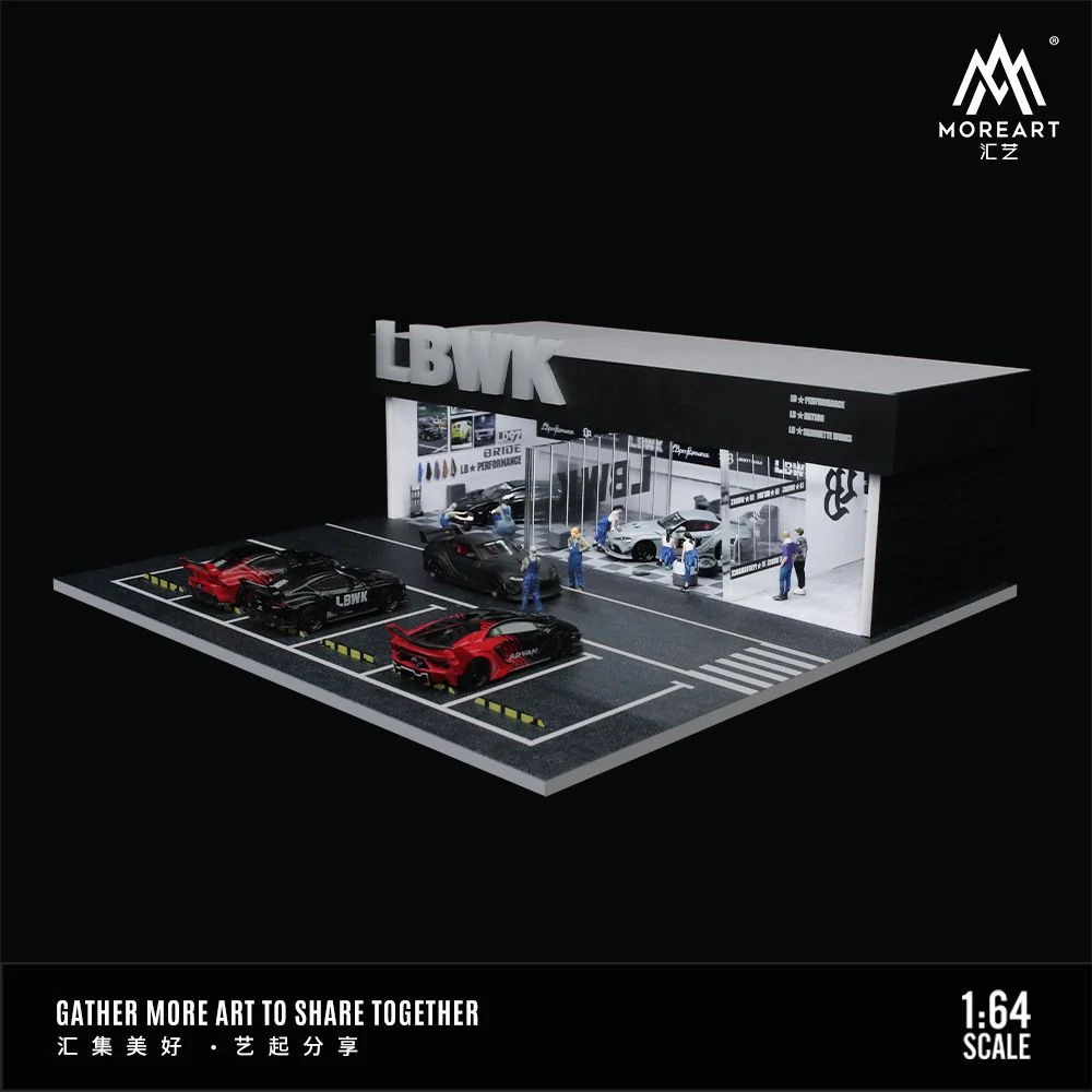 MOREART 1/64 LBWK Shop with LED Light - Image 2