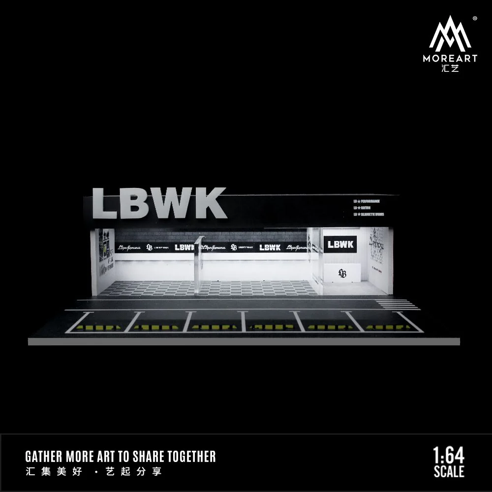 MOREART 1/64 LBWK Shop with LED Light - Image 3