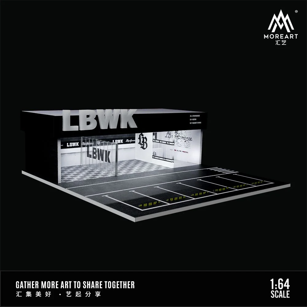 MOREART 1/64 LBWK Shop with LED Light - Image 4