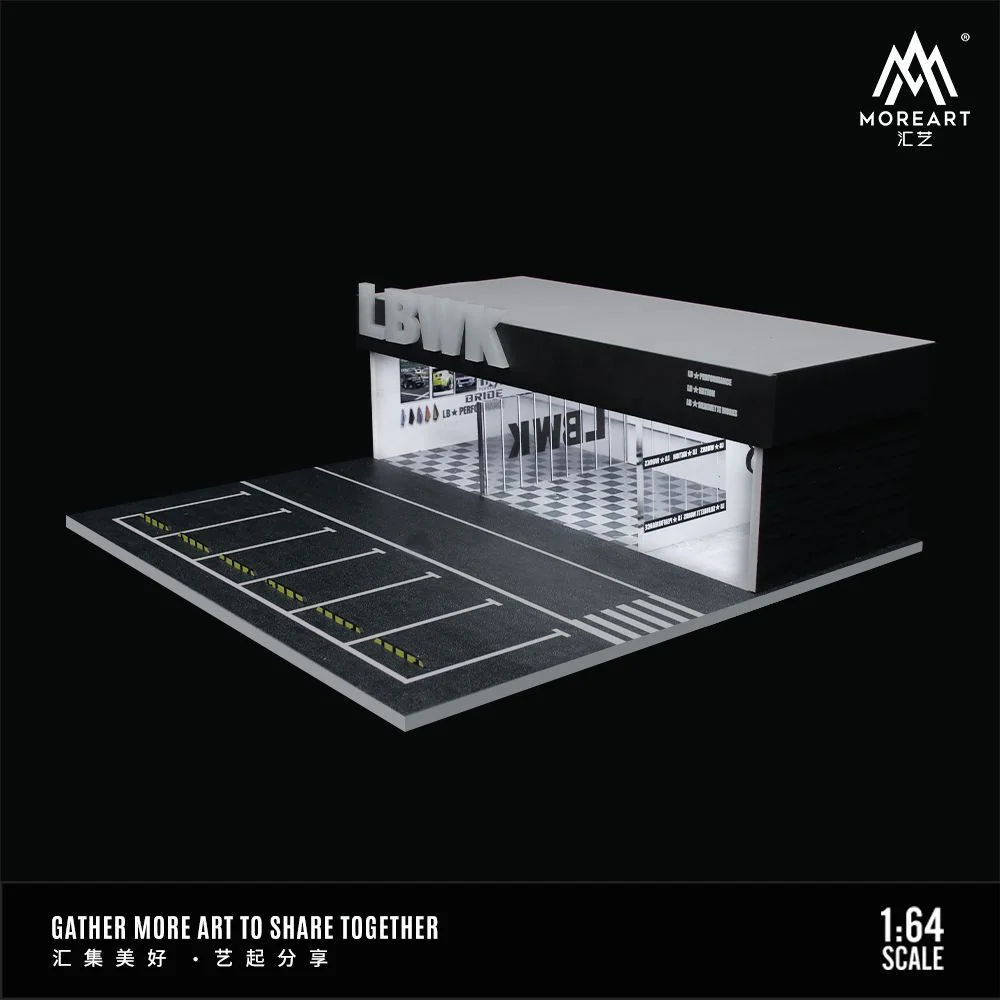MOREART 1/64 LBWK Shop with LED Light - Image 5