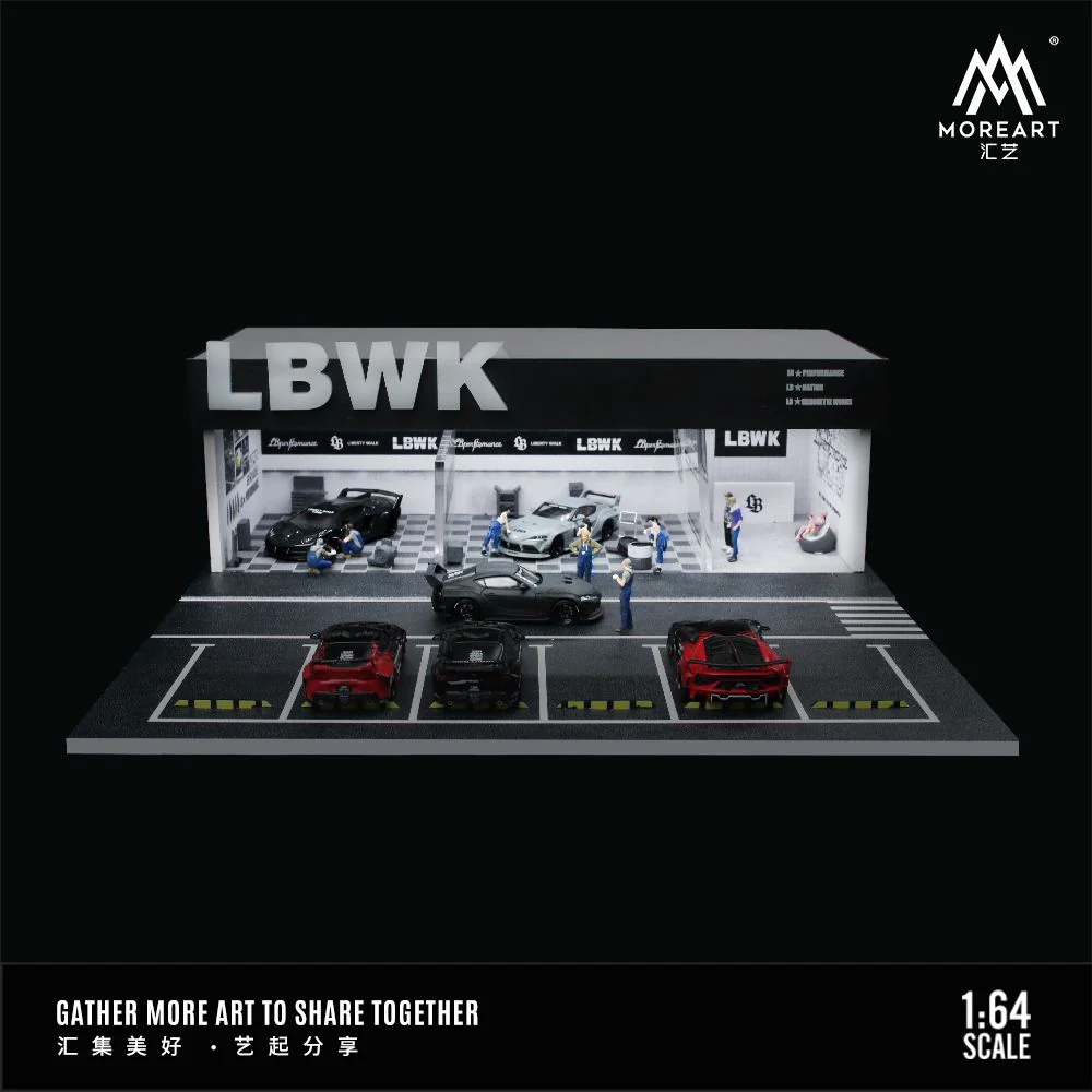 MOREART 1/64 LBWK Shop with LED Light - Image 6