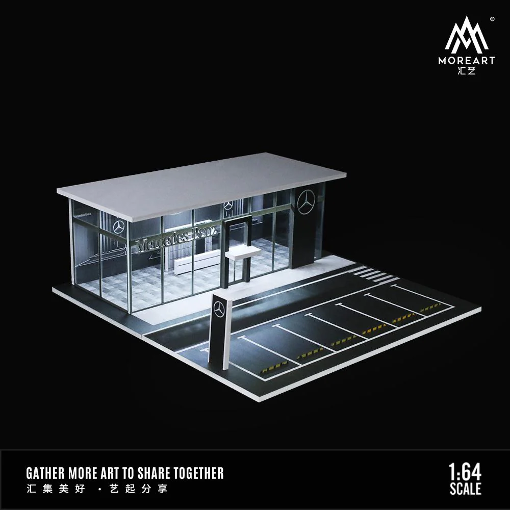 MOREART 1/64 MERCEDES BENZ SHOWROOM MO936004 - Image 3