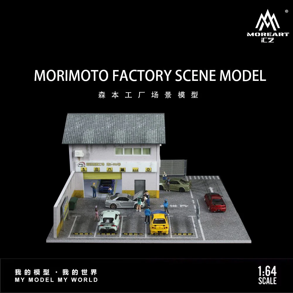 MoreArt 1/64 MORIMOTO FACTORY DIORAMA - Image 2