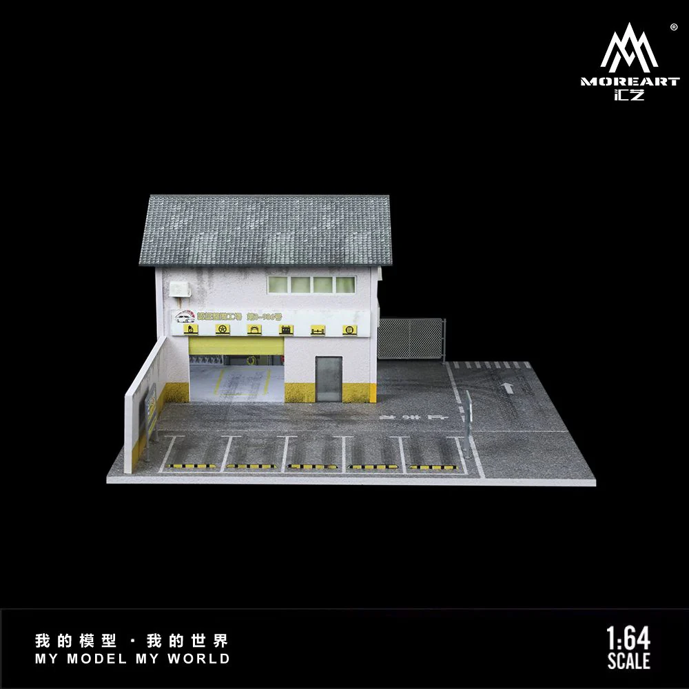 MoreArt 1/64 MORIMOTO FACTORY DIORAMA - Image 4