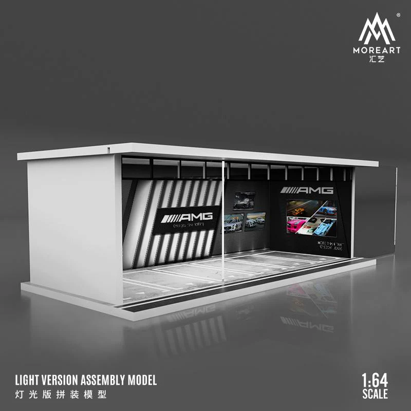 MOREART 1/64 Parking Lot with Light - AMG - Image 2