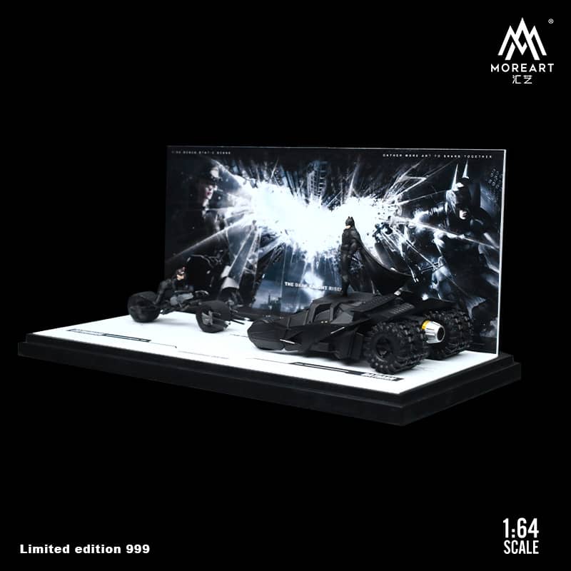 PREORDER MOREART 1/64 Resin Batmobile and Catwoman Set (Approx. Release Date : JUNE 2023 subject to manufacturer's final decision) - Image 2