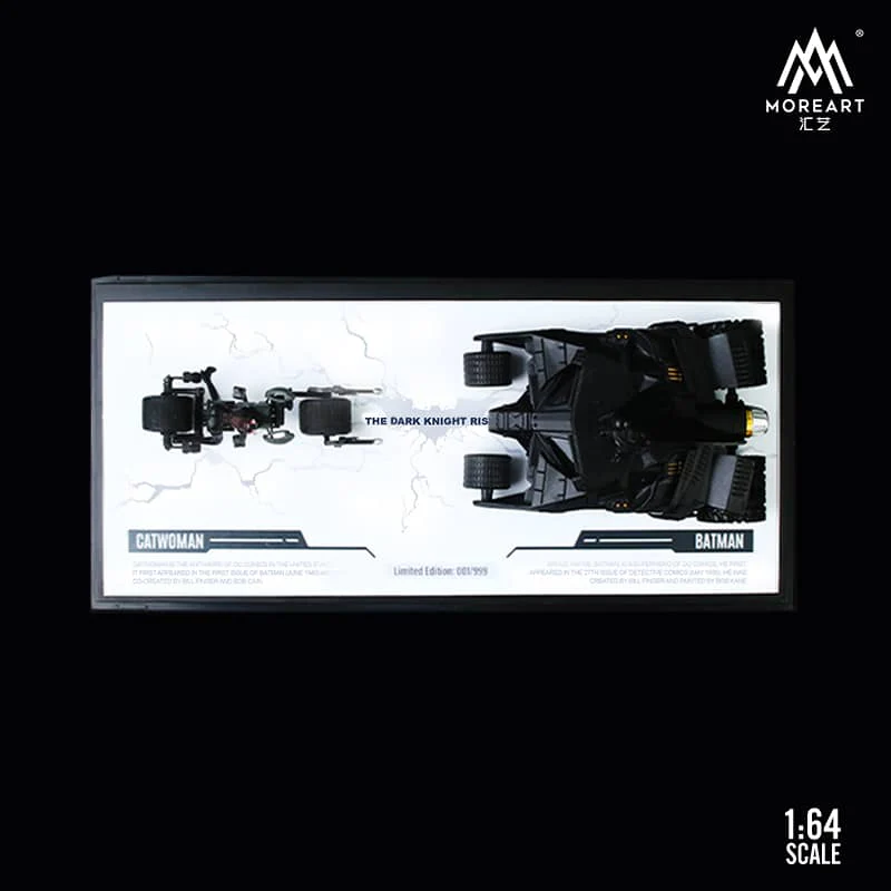 PREORDER MOREART 1/64 Resin Batmobile and Catwoman Set (Approx. Release Date : JUNE 2023 subject to manufacturer's final decision) - Image 3