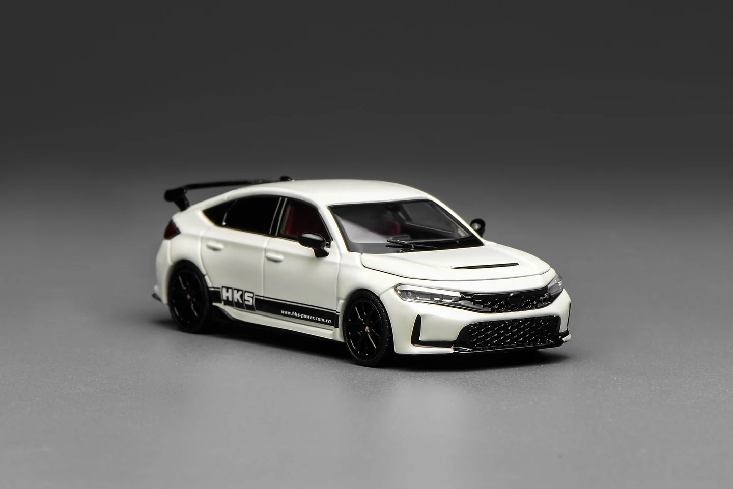 PREORDER Motorhelix 1/64 Honda Civic TYPE R (FL5) HKS Championship White (Approx. Release Date: Q1 2026 and subject to the manufacturer's final decision) - Image 3