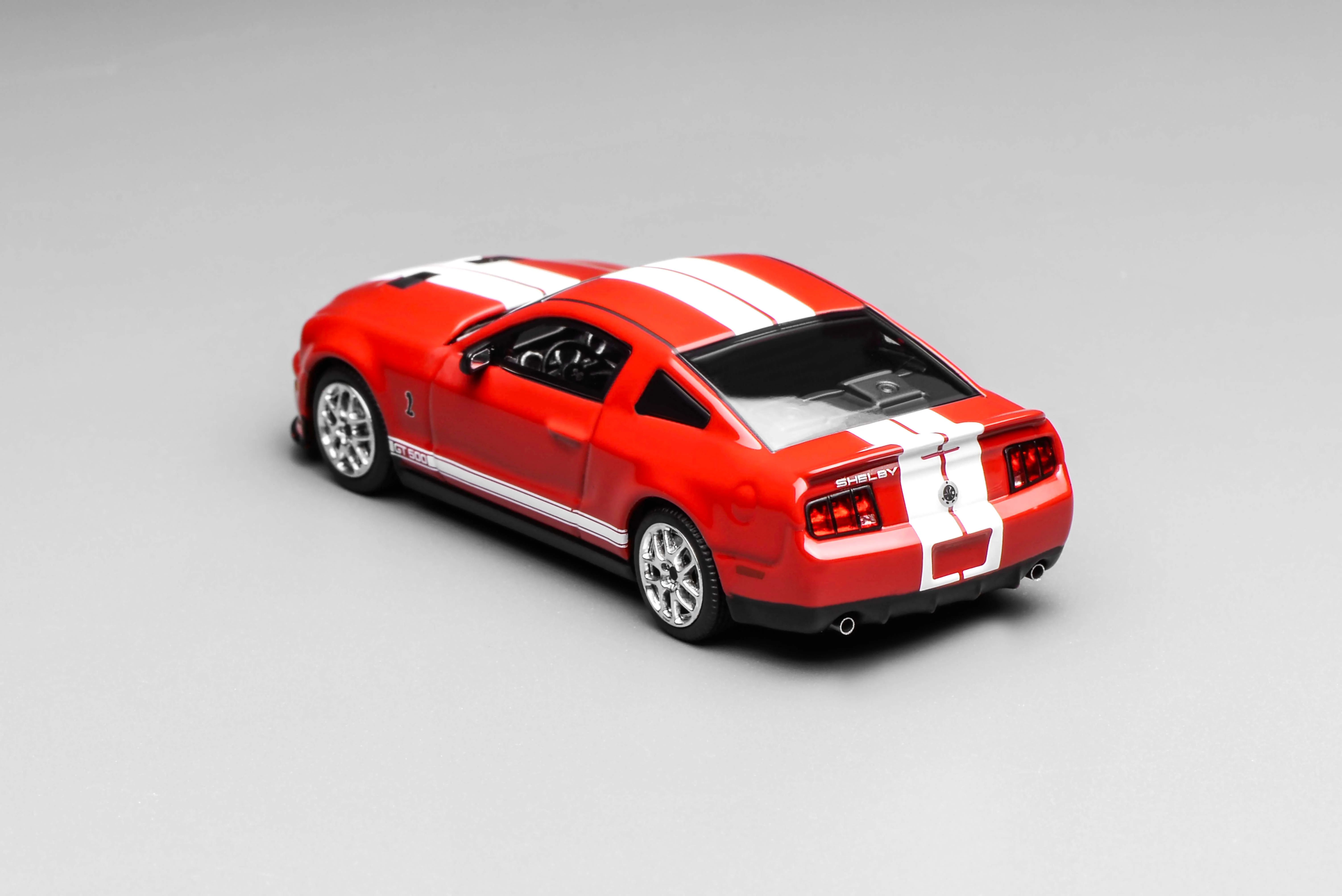 PREORDER Motorhelix x Greenlight 1/64 Motorhelix x Greenlight 1/64 Ford Mustang Shelby GT500 2007 RED GL-1251005A (Approx. Release Date: Q2 2026 and subject to the manufacturer's final decision) - Image 3