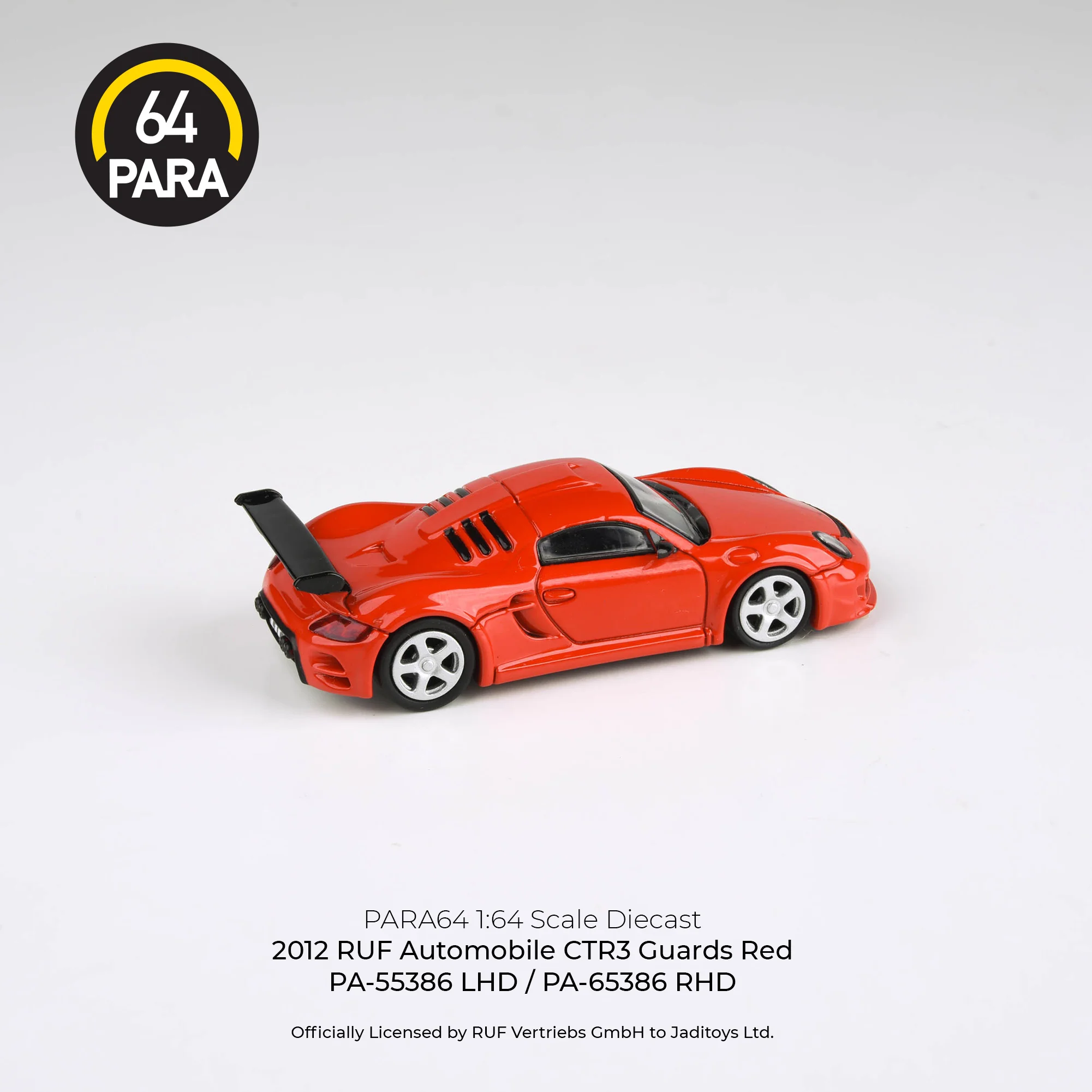 PARA64 1/64 2012 RUF CTR3 Clubsport Guards Red LHD PA-55386 - Image 2