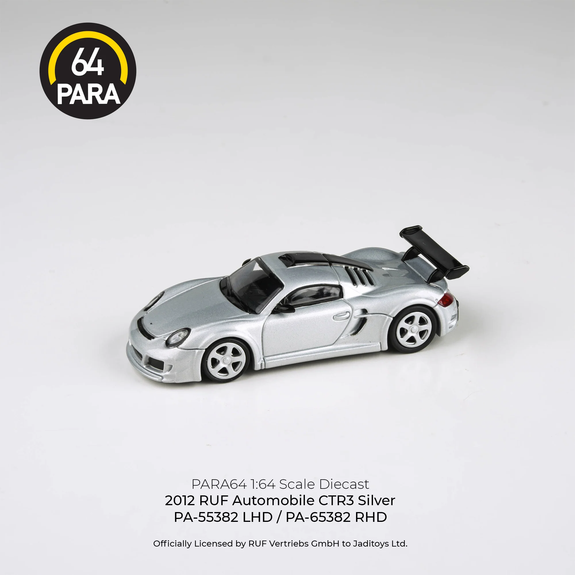 PARA64 1/64 2012 RUF CTR3 Clubsport Silver LHD PA-55382