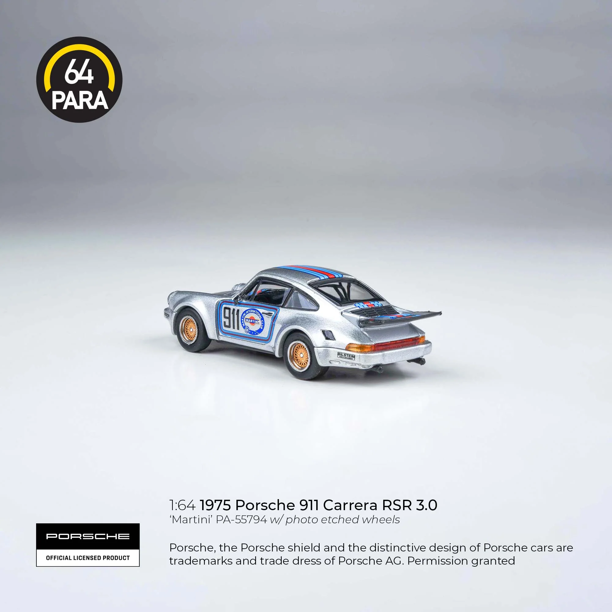 PARA64 1/64 1974 Porsche 911 3.0 RSR 'Martini' PA-55794 - Image 2