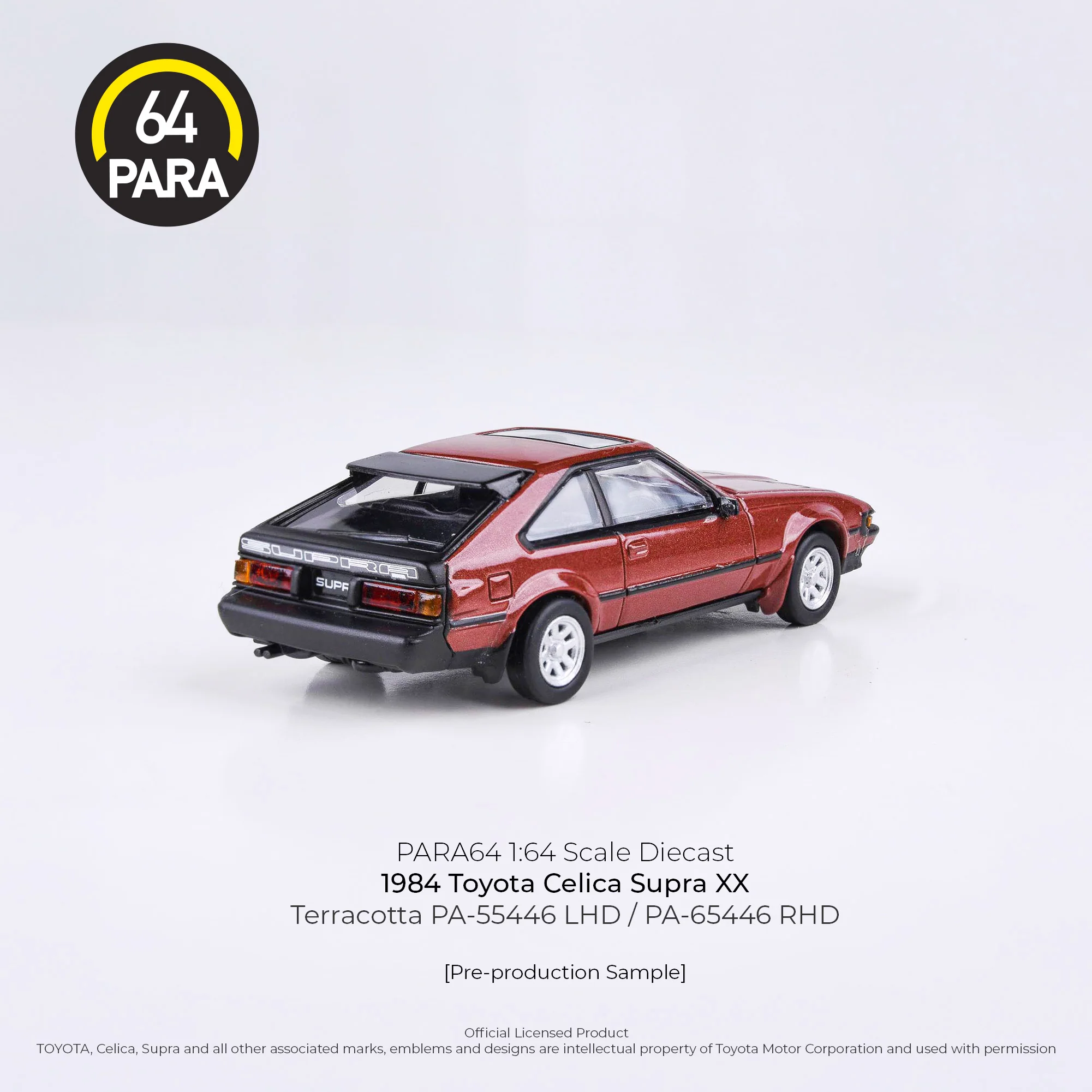 PARA64 1/64 1984 Toyota A60 Celica XX / Celica Supra Terracotta LHD PA-55446 - Image 2