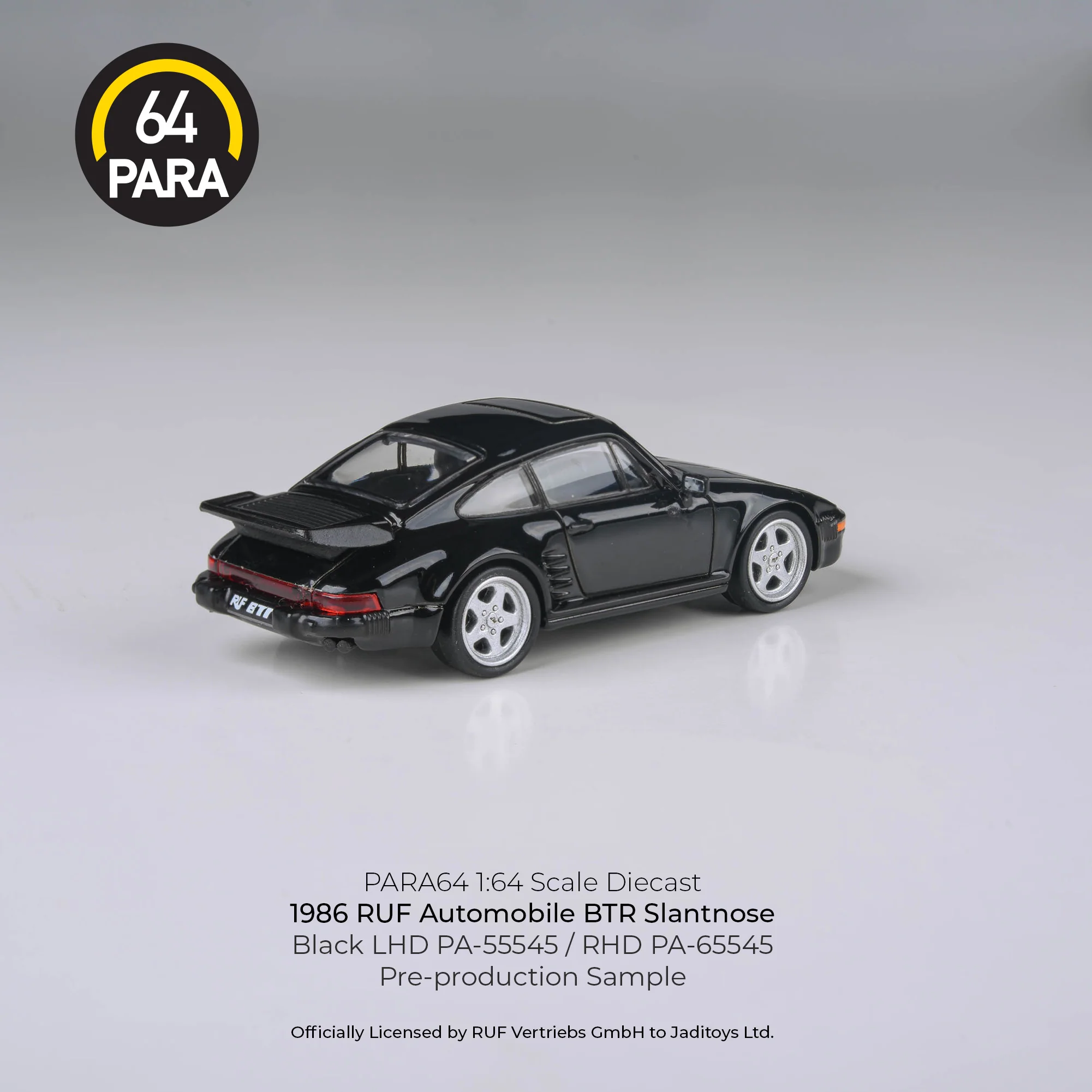 PARA64 1/64 1986 RUF BTR Black LHD PA-55545 - Image 2