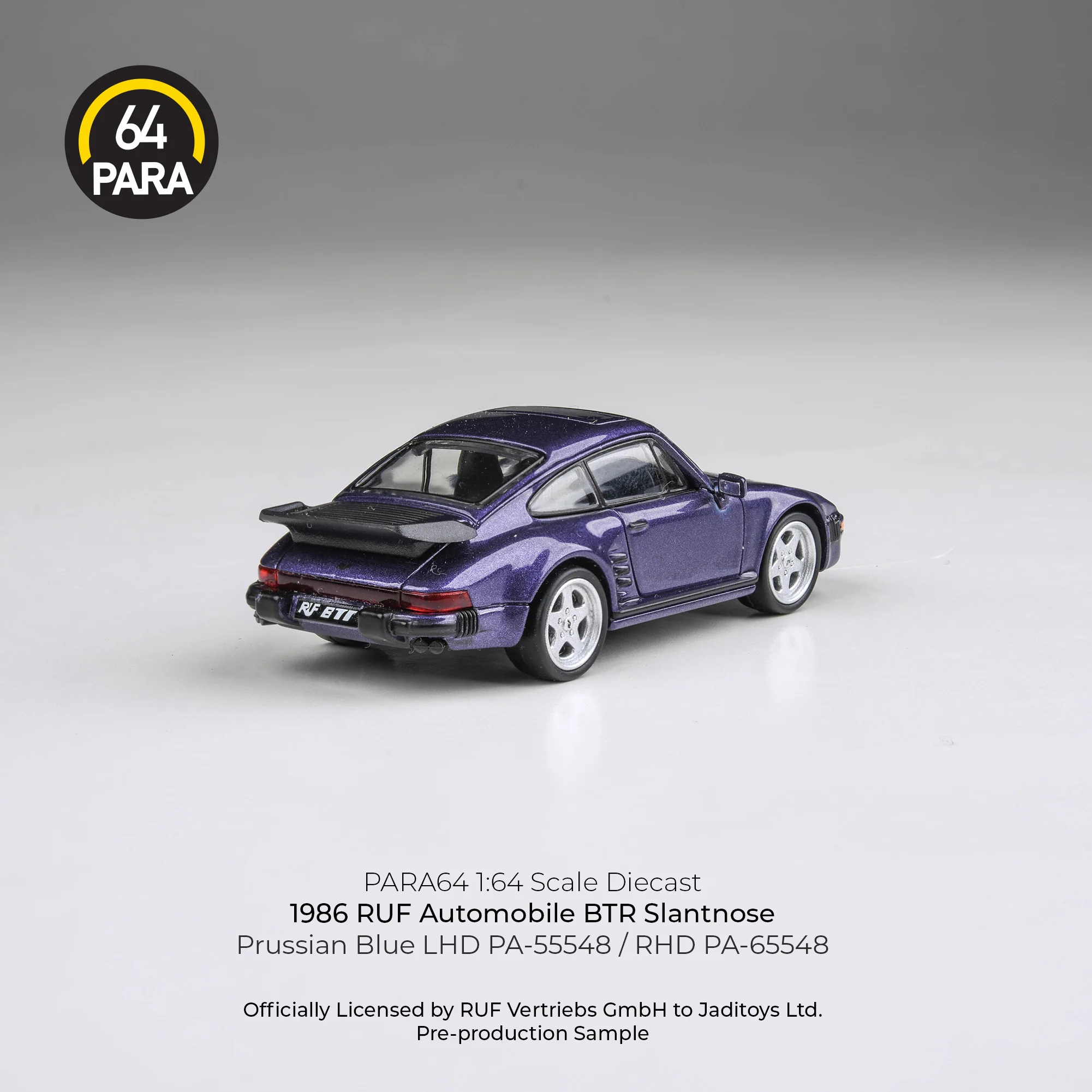 PARA64 1/64 1986 RUF BTR Slantnose, Prussian Blue LHD PA-55548 - Image 3