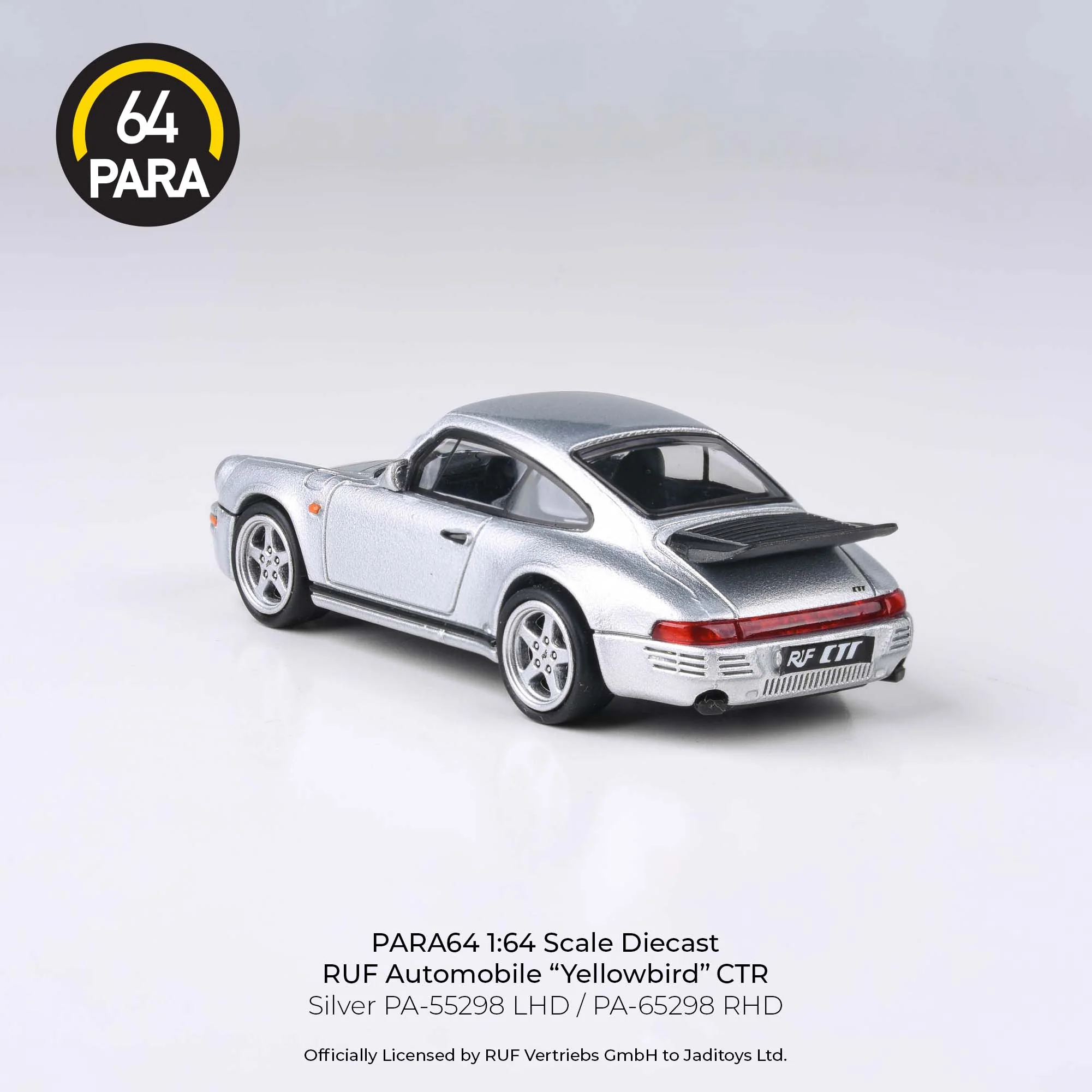 PARA64 1/64 1987 RUF CTR Yellowbird Silver LHD PA-55298 - Image 2