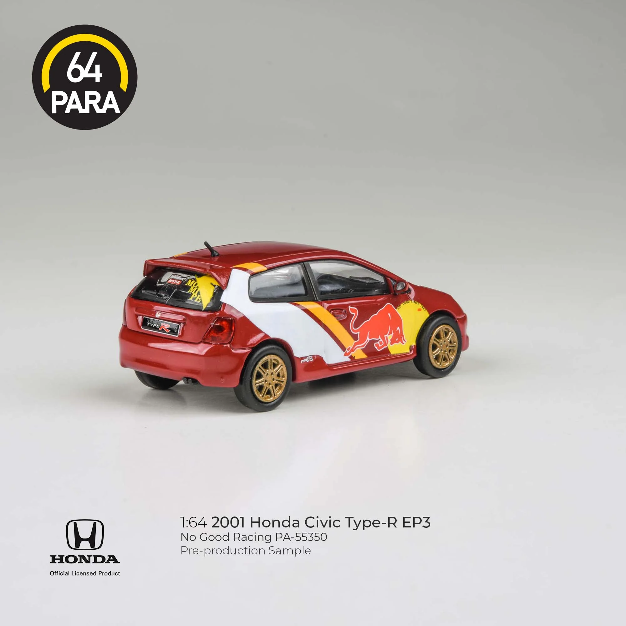 PARA64 1/64 2001 Honda Civic Type R EP3 No Good Racing PA-55350 - Image 2