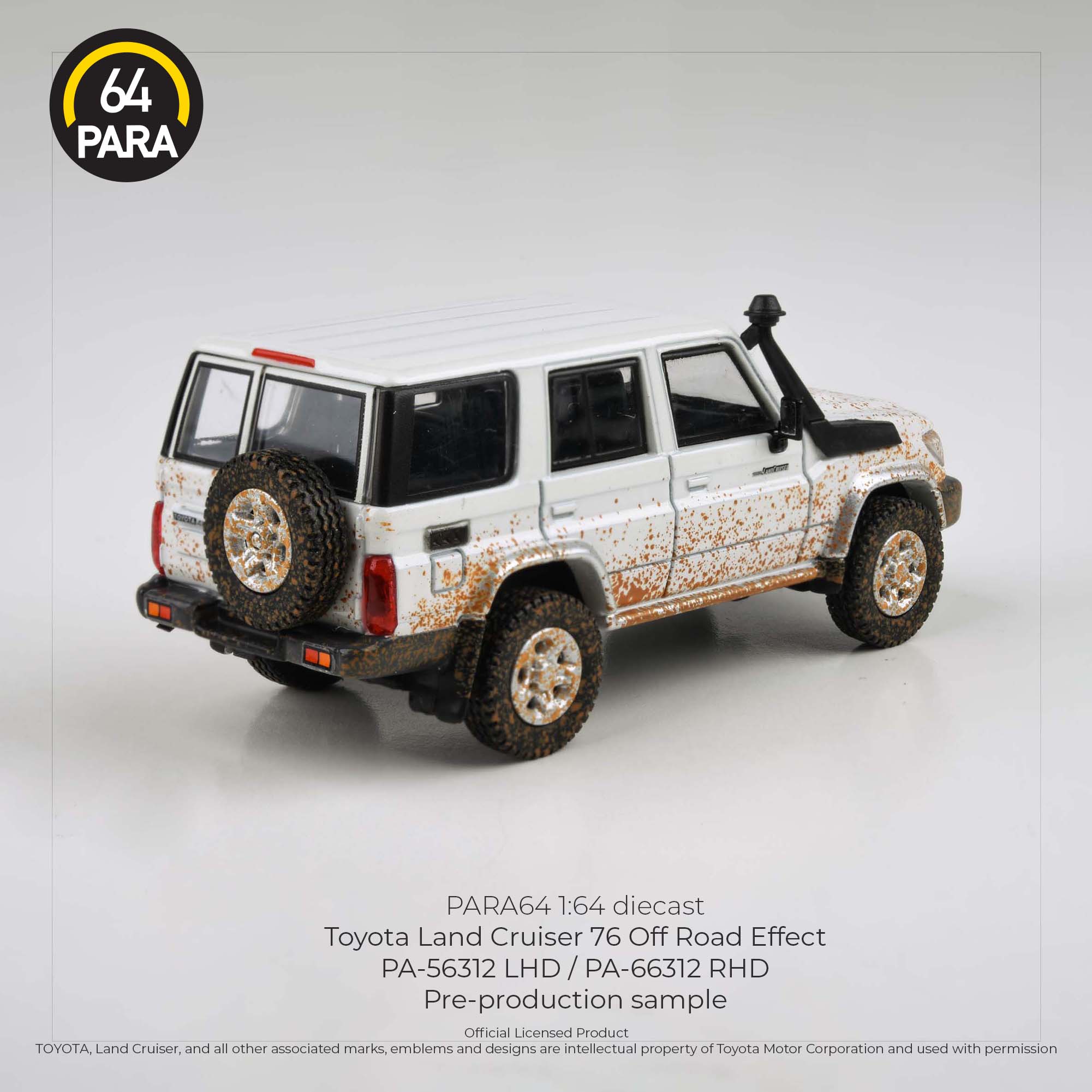 PARA64 1/64 2014 Toyota Land Cruiser LC76 Off Road Effect PA-56312 LHD - Image 2