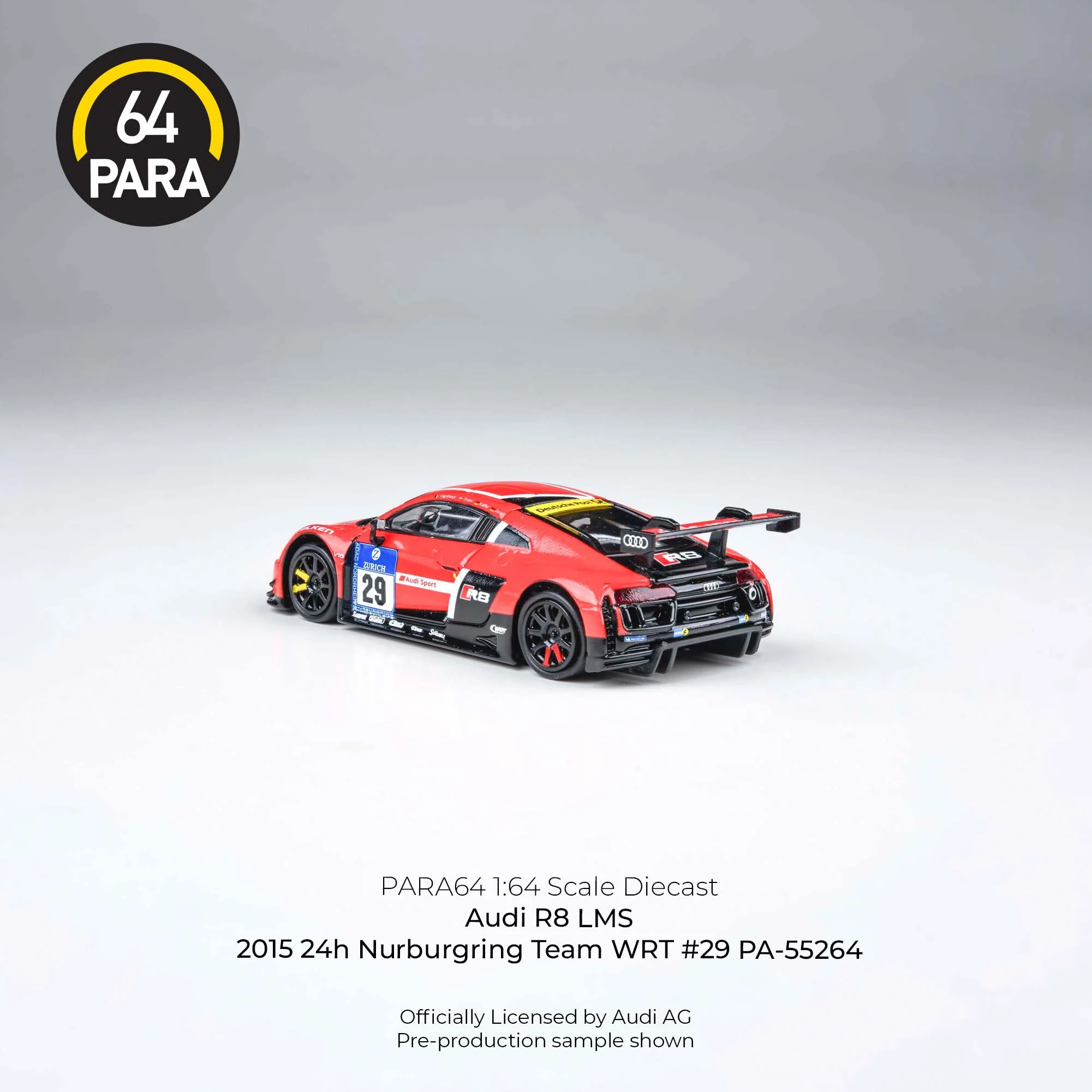 PARA64 1/64 2015 Audi R8 LMS 24H Nurburgring Team WRT #29 PA-55264 - Image 2