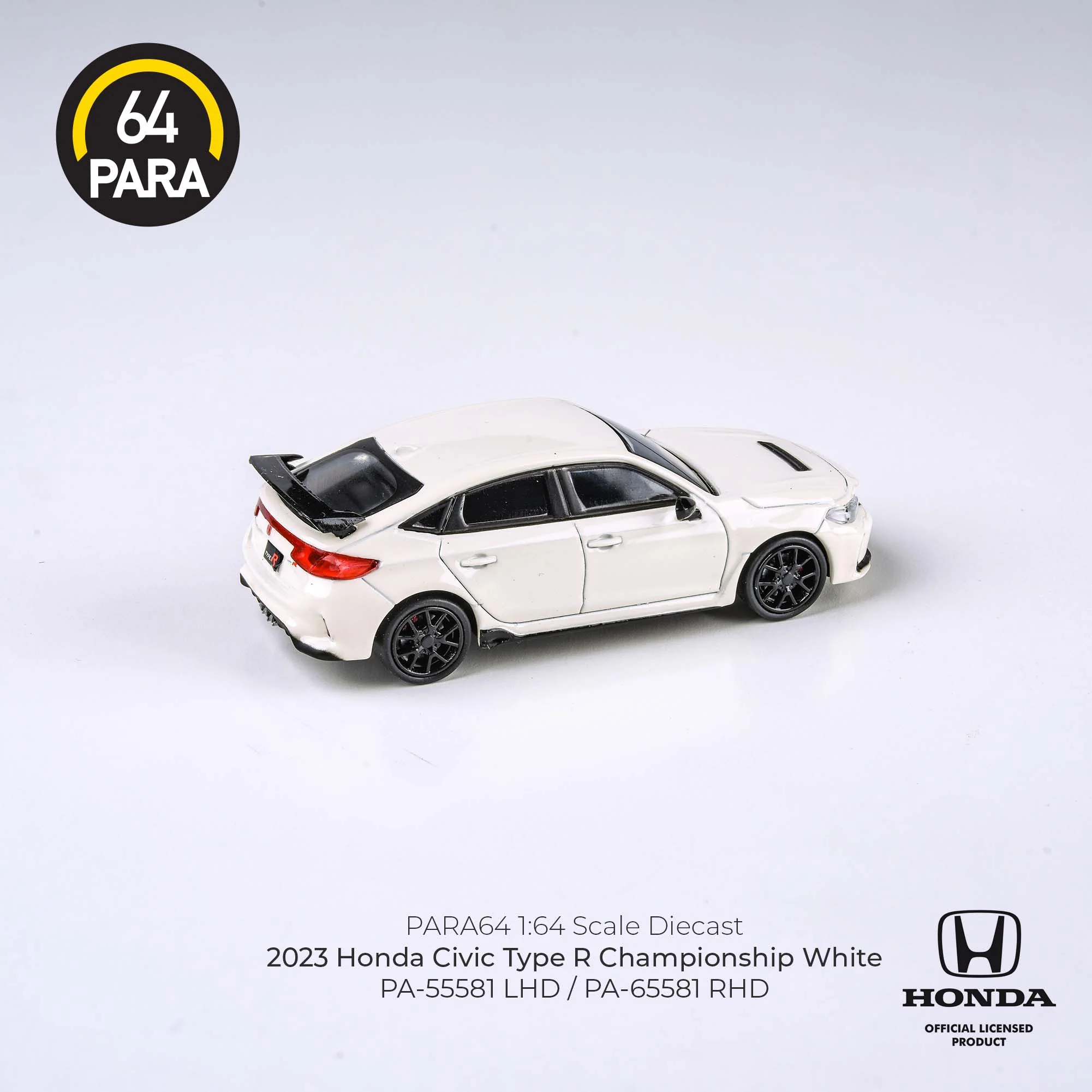 PARA64 1/64 2023 Honda Civic Type R FL5 Championship White LHD PA-55581 - Image 2