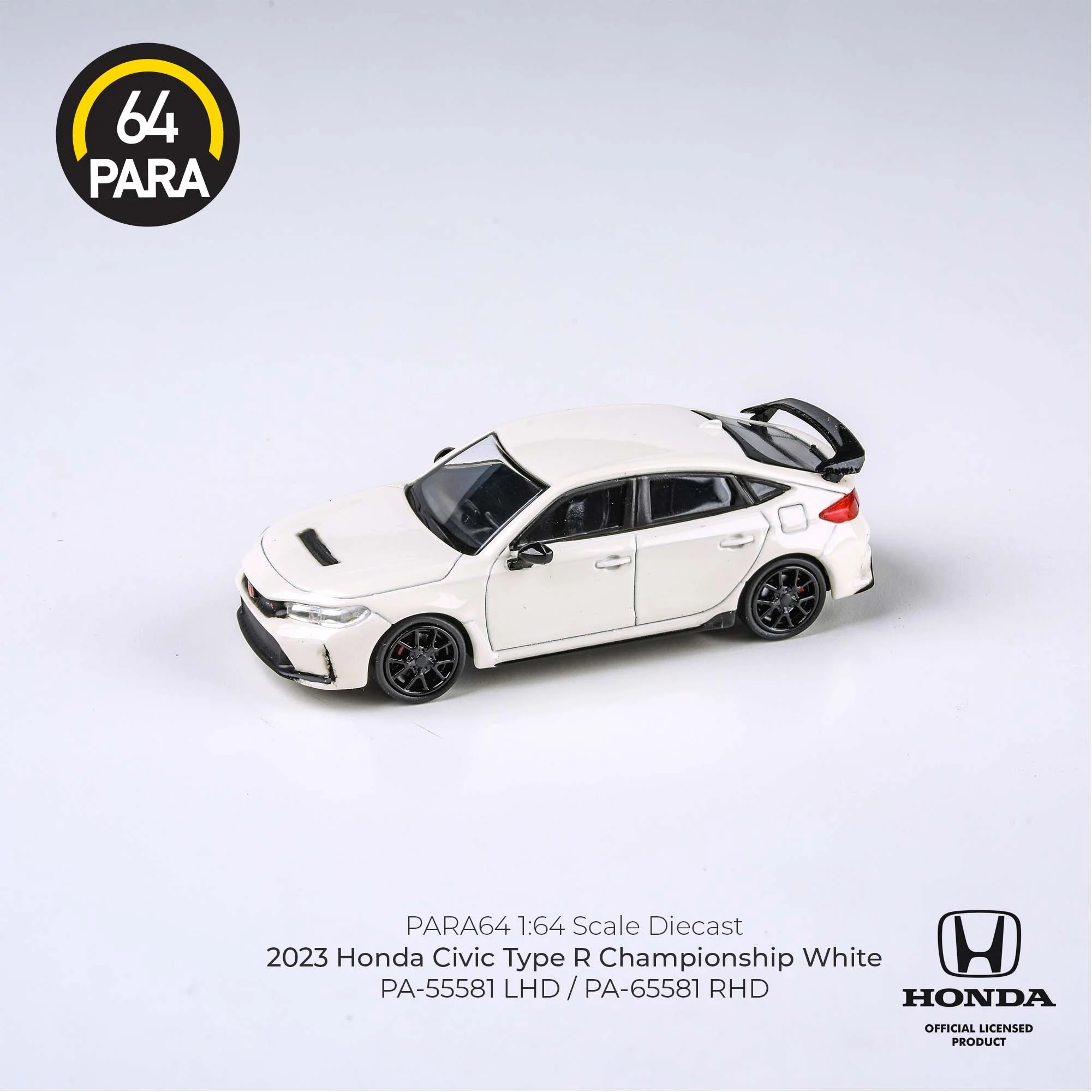 PARA64 1/64 2023 Honda Civic Type R FL5 Championship White LHD PA-55581 - Image 3