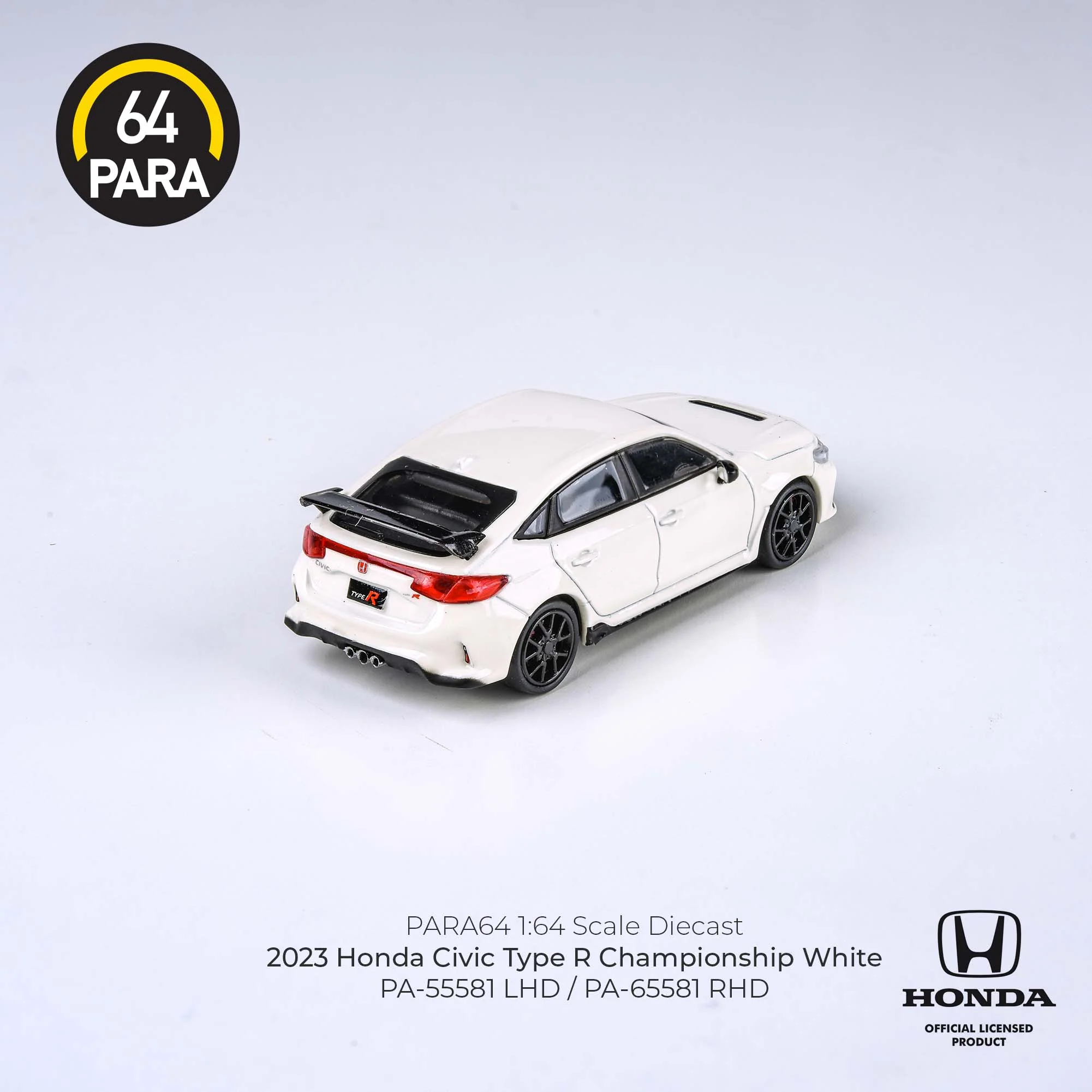 PARA64 1/64 2023 Honda Civic Type R FL5 Championship White LHD PA-55581 - Image 4