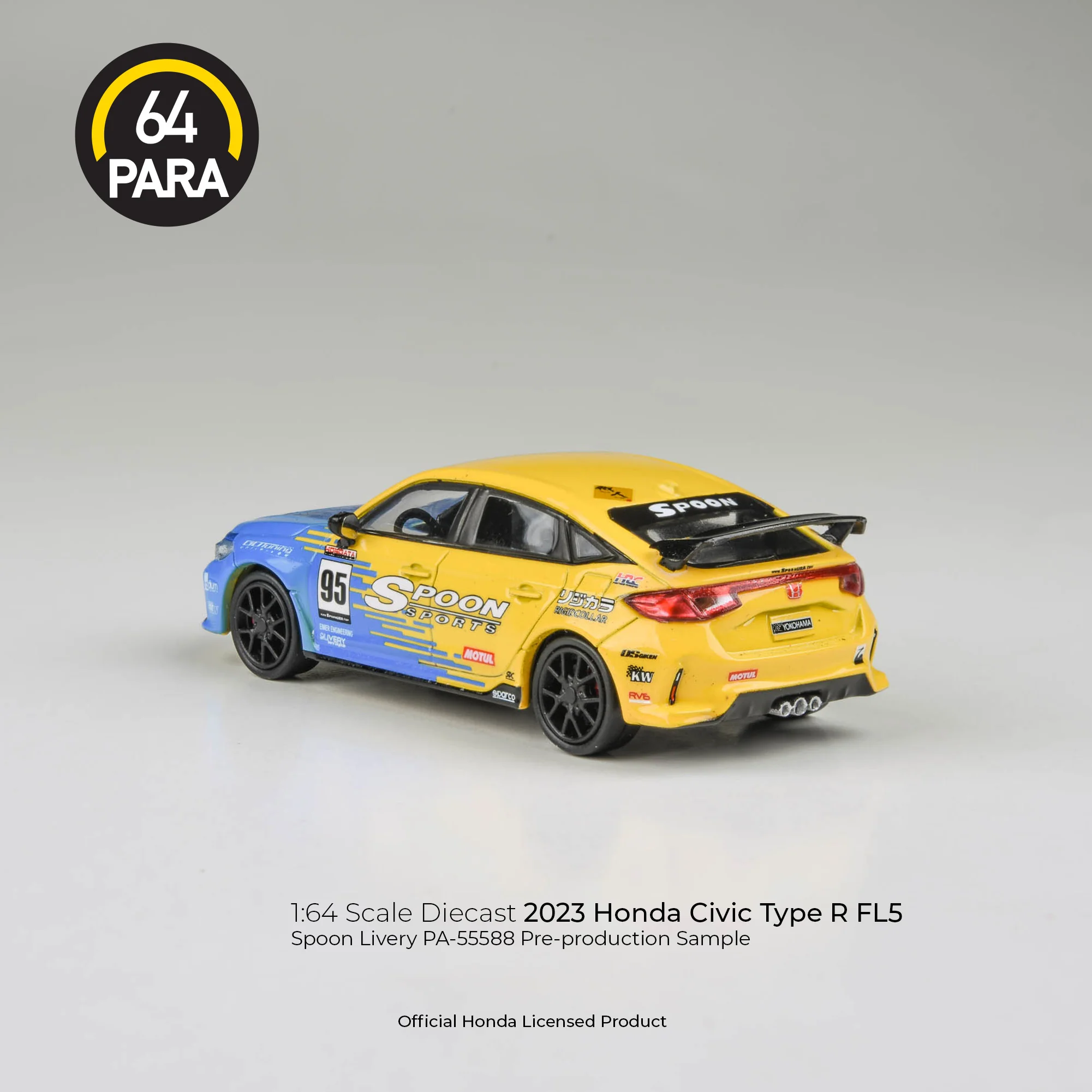 PARA64 1/64 2023 Honda Civic Type R FL5 Spoon Livery PA-55588 - Image 2