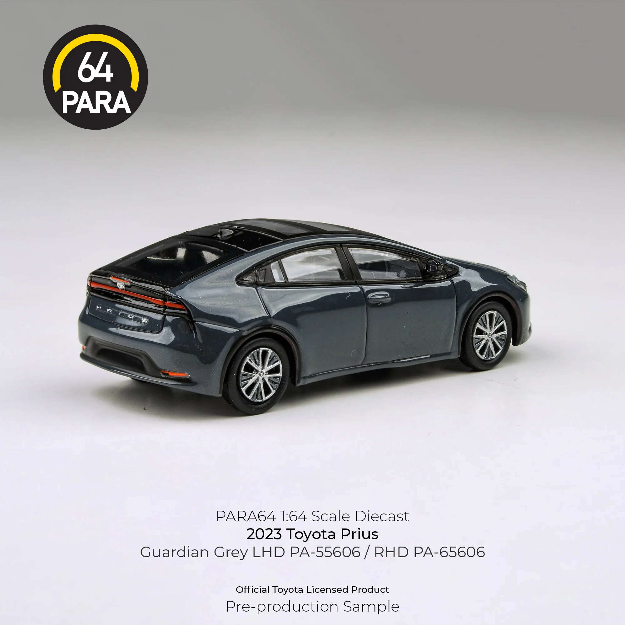 PARA64 1/64 2023 Toyota Prius – Guardian Grey – PA-55606 - Image 2