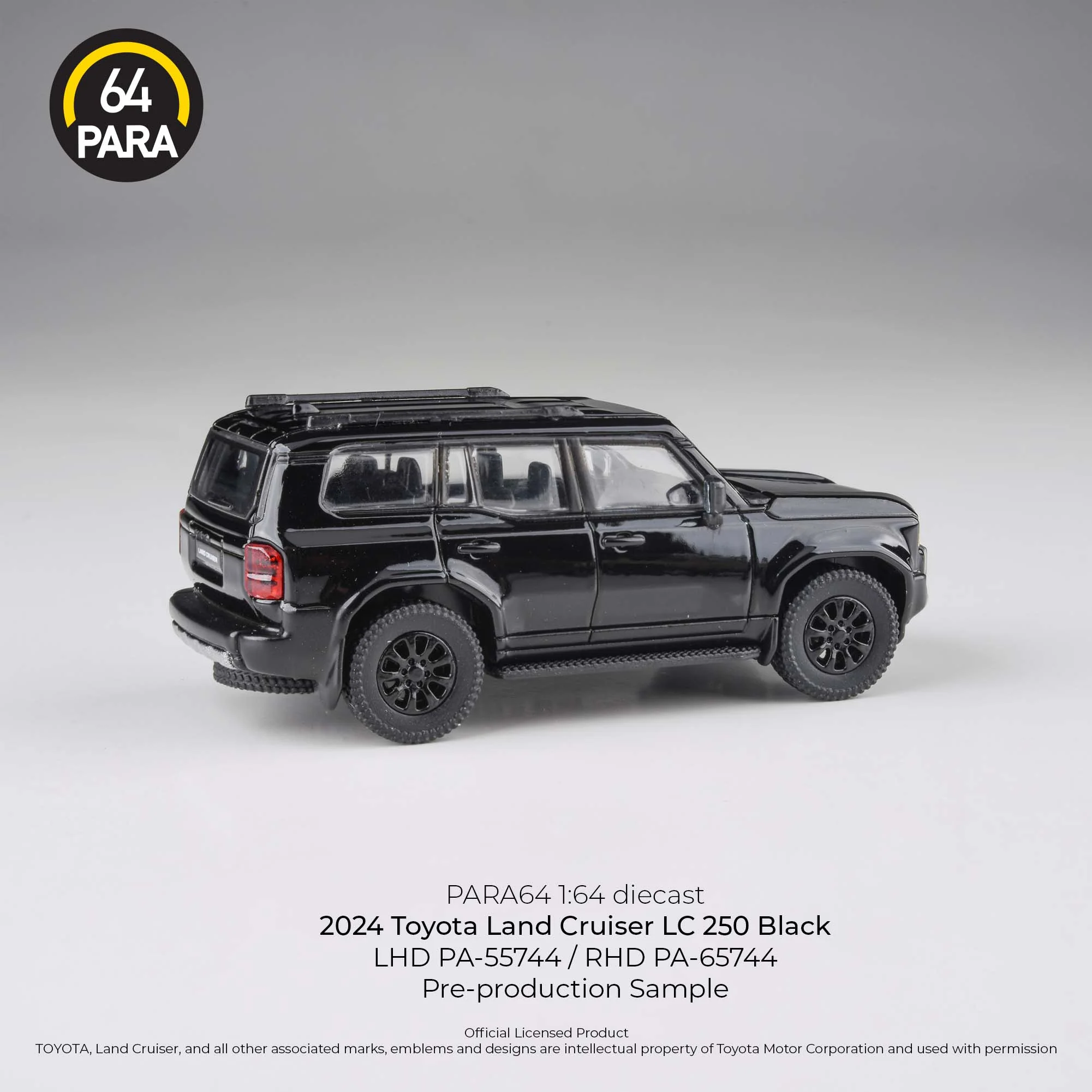 PARA64 1/64 2024 Toyota Land Cruiser 250 – Black – PA-55744 - Image 2