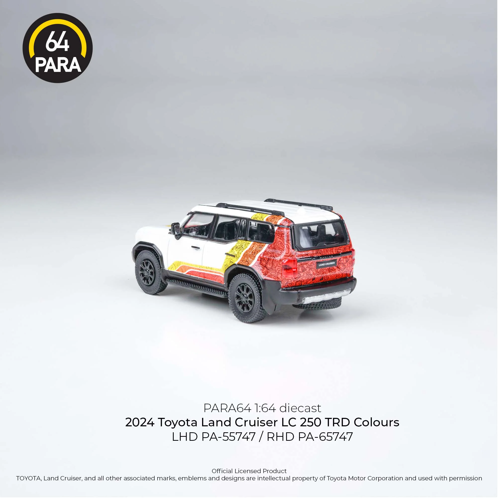 PARA64 1/64 2025 Land Cruiser 250 Prado TRD Colours PA-55747 - Image 2