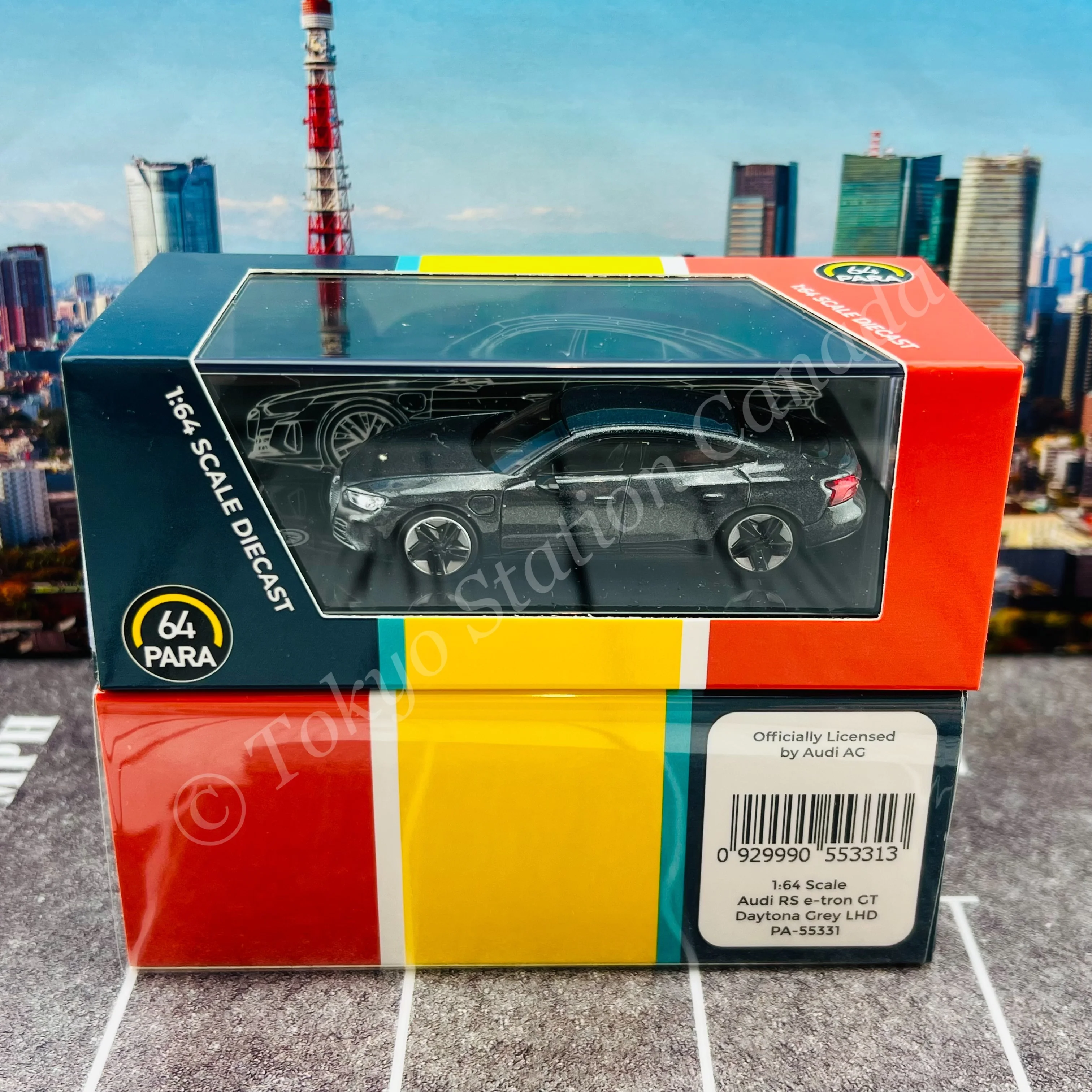 PARA64 1/64 Audi e-tron GT Daytona Grey LHD PA-55331 - Image 5