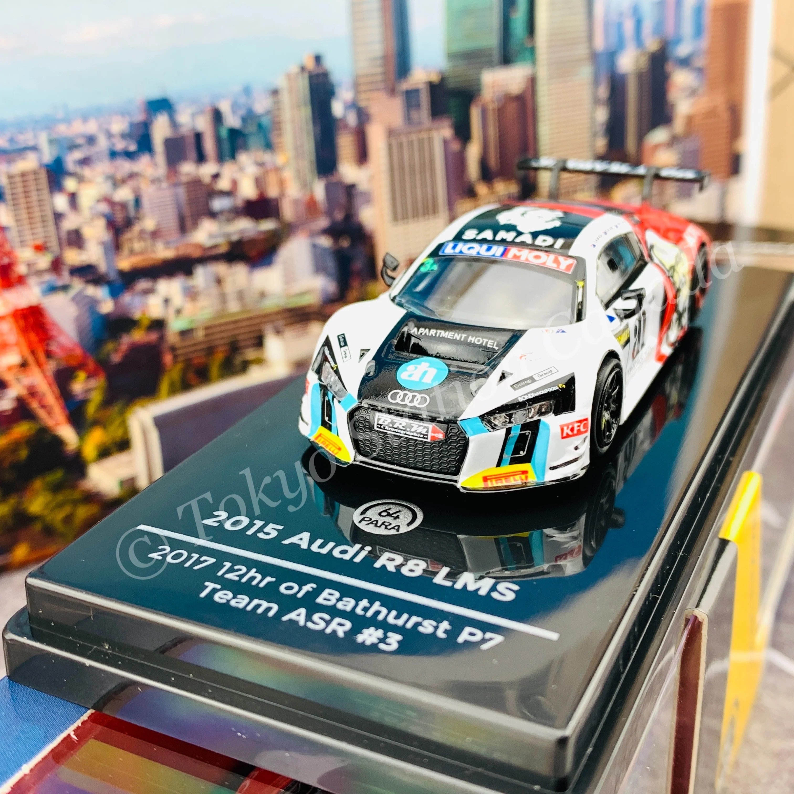 PARA64 1/64 Audi R8LMS 2015 - 2017 12hr Bathurst Team ASR #3A LHD PA-55275 - Image 3