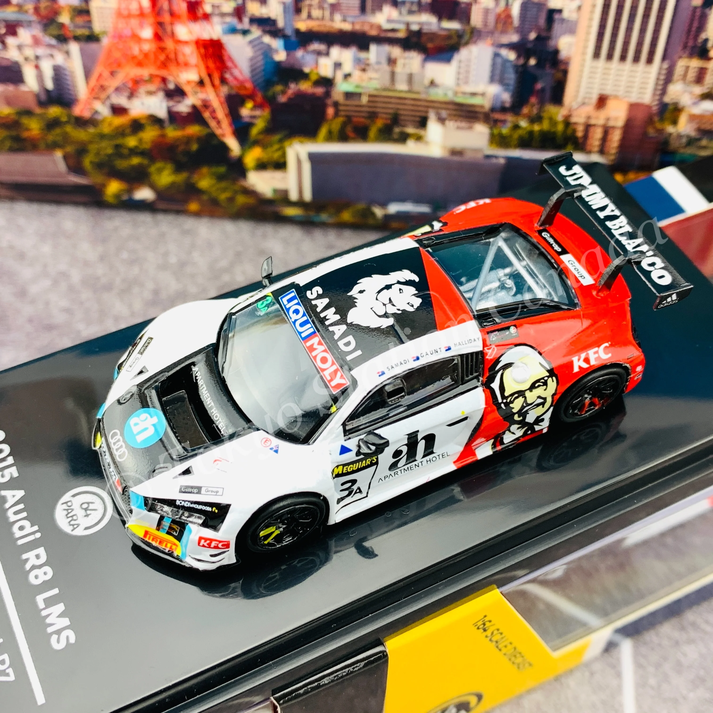 PARA64 1/64 Audi R8LMS 2015 - 2017 12hr Bathurst Team ASR #3A LHD PA-55275 - Image 5