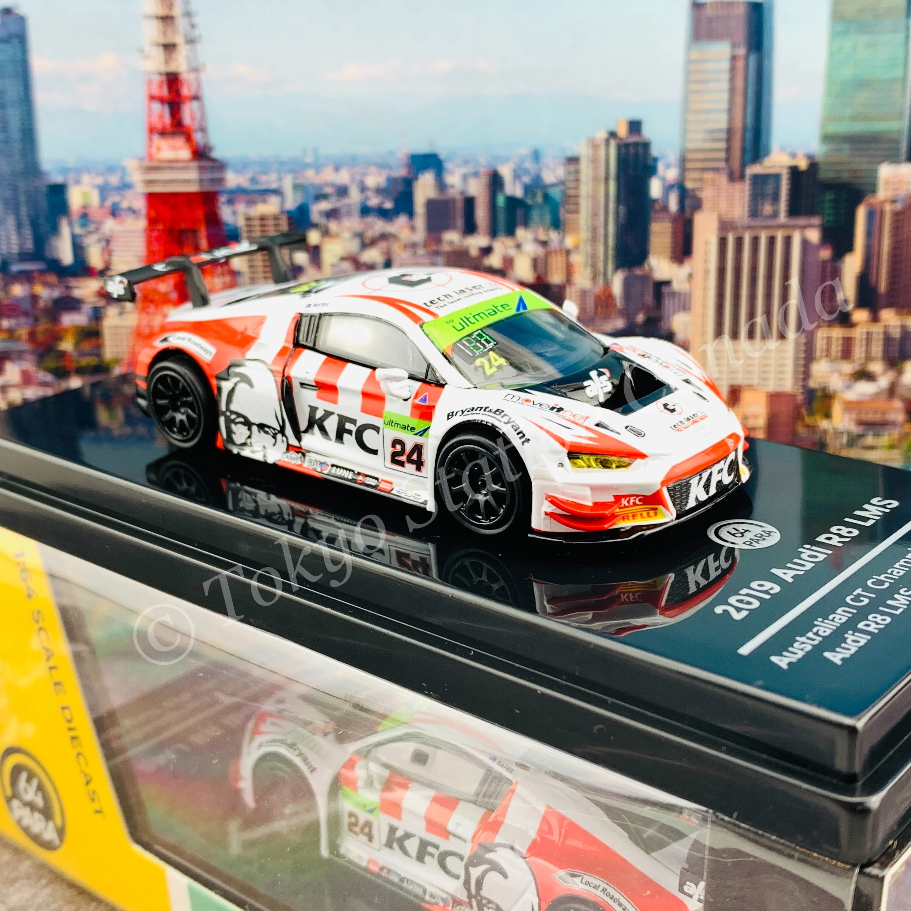 PARA64 1/64 Audi R8LMS 2015 2019 Australian GT Championship #24 LHD PA-55276 - Image 4