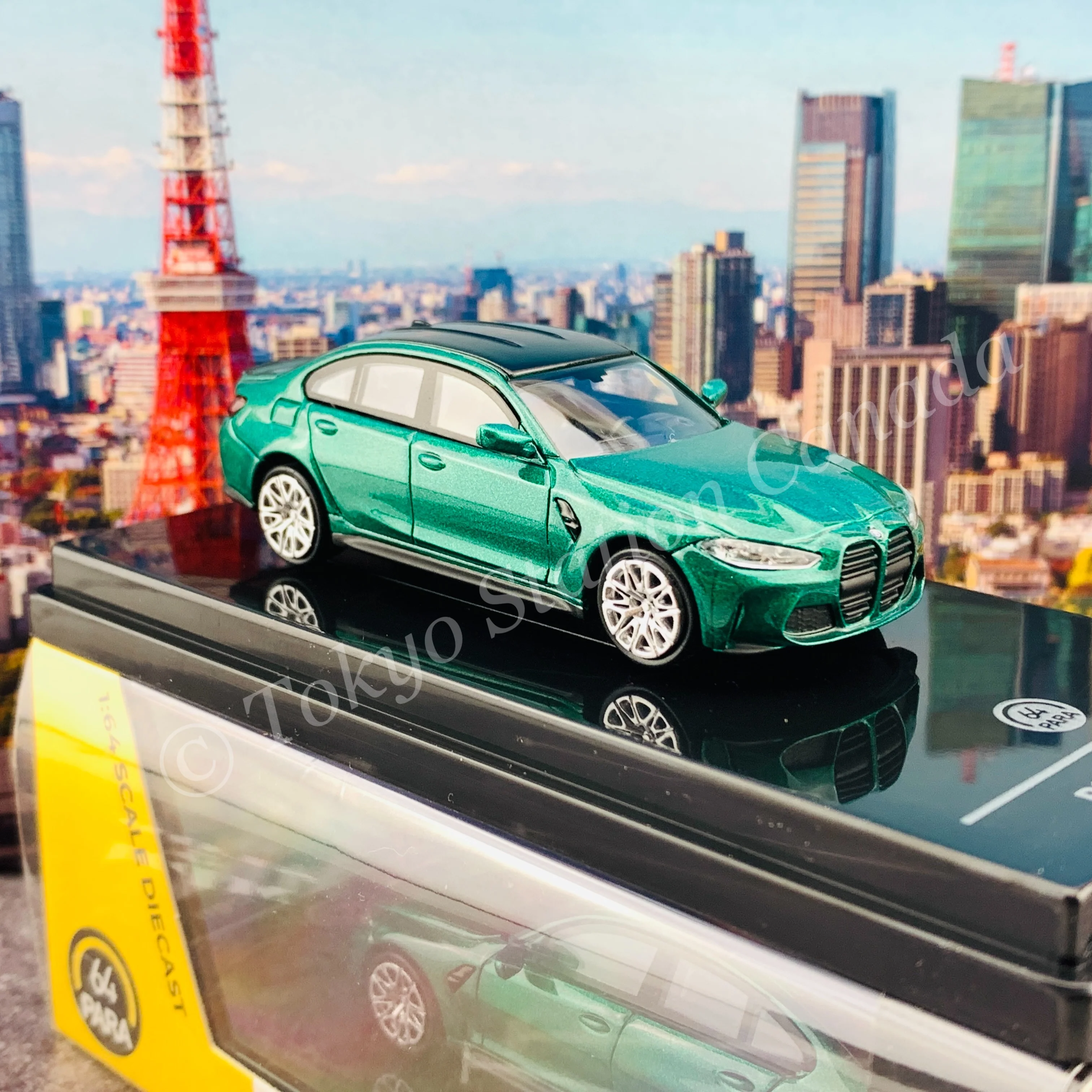 PARA64 1/64 BMW M3 G80 Isle of Man Green LHD PA-55201 - Image 5