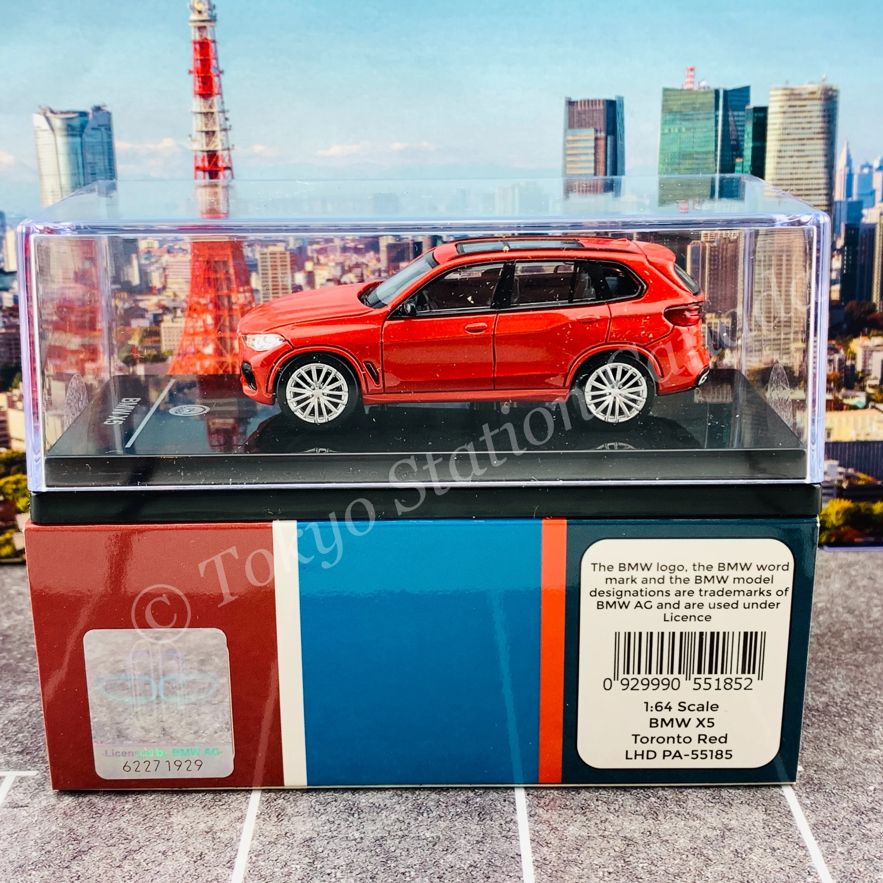 PARA64 1/64 BMW X5 Toronto Red LHD PA-55185 - Image 5