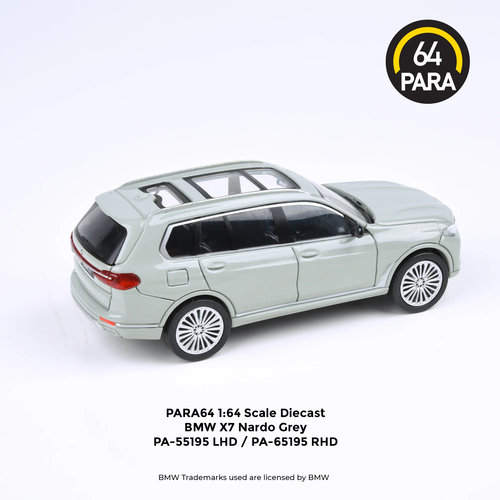 PARA64 1/64 BMW X7  Nardo Grey LHD PA-55195 - Image 2