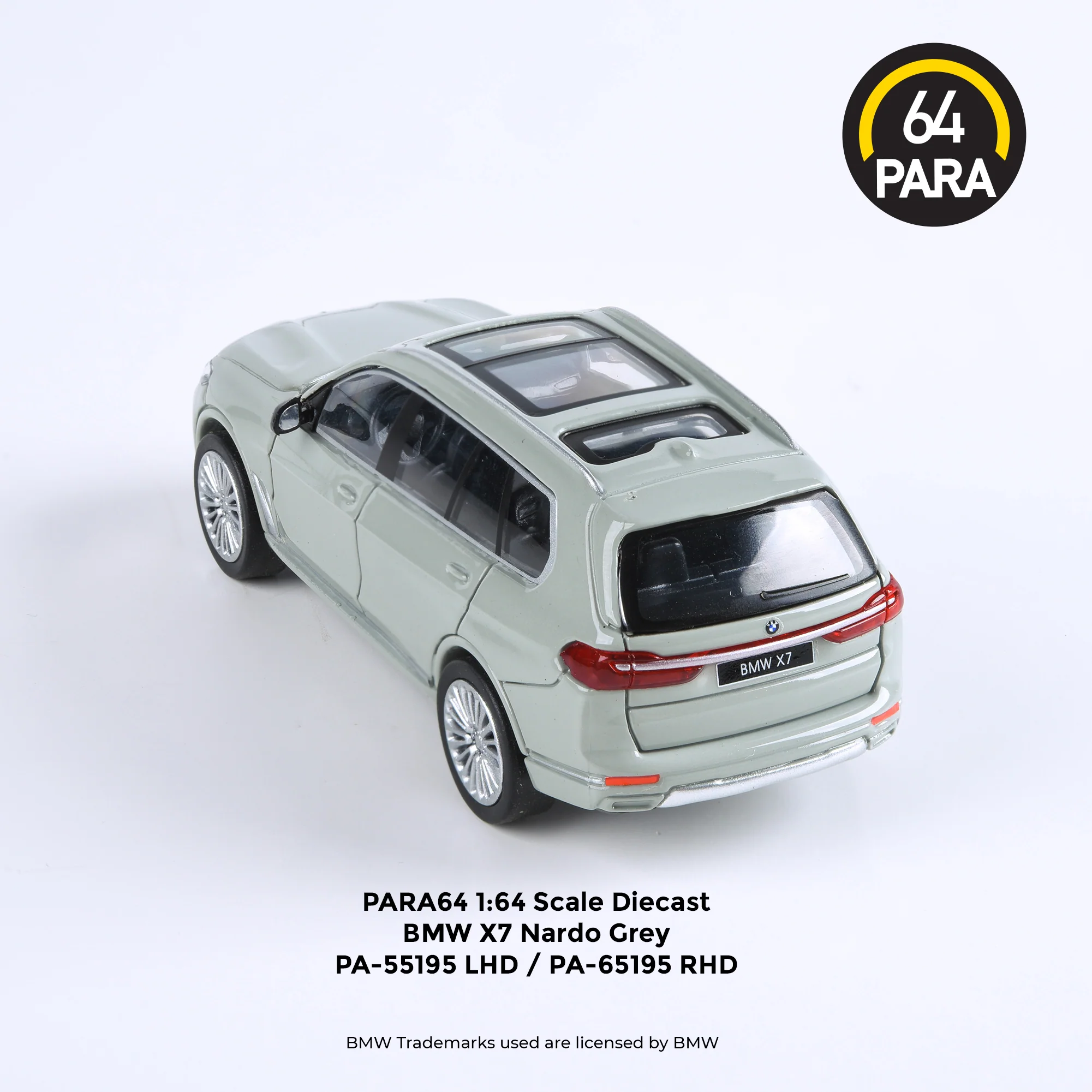 PARA64 1/64 BMW X7  Nardo Grey LHD PA-55195 - Image 4