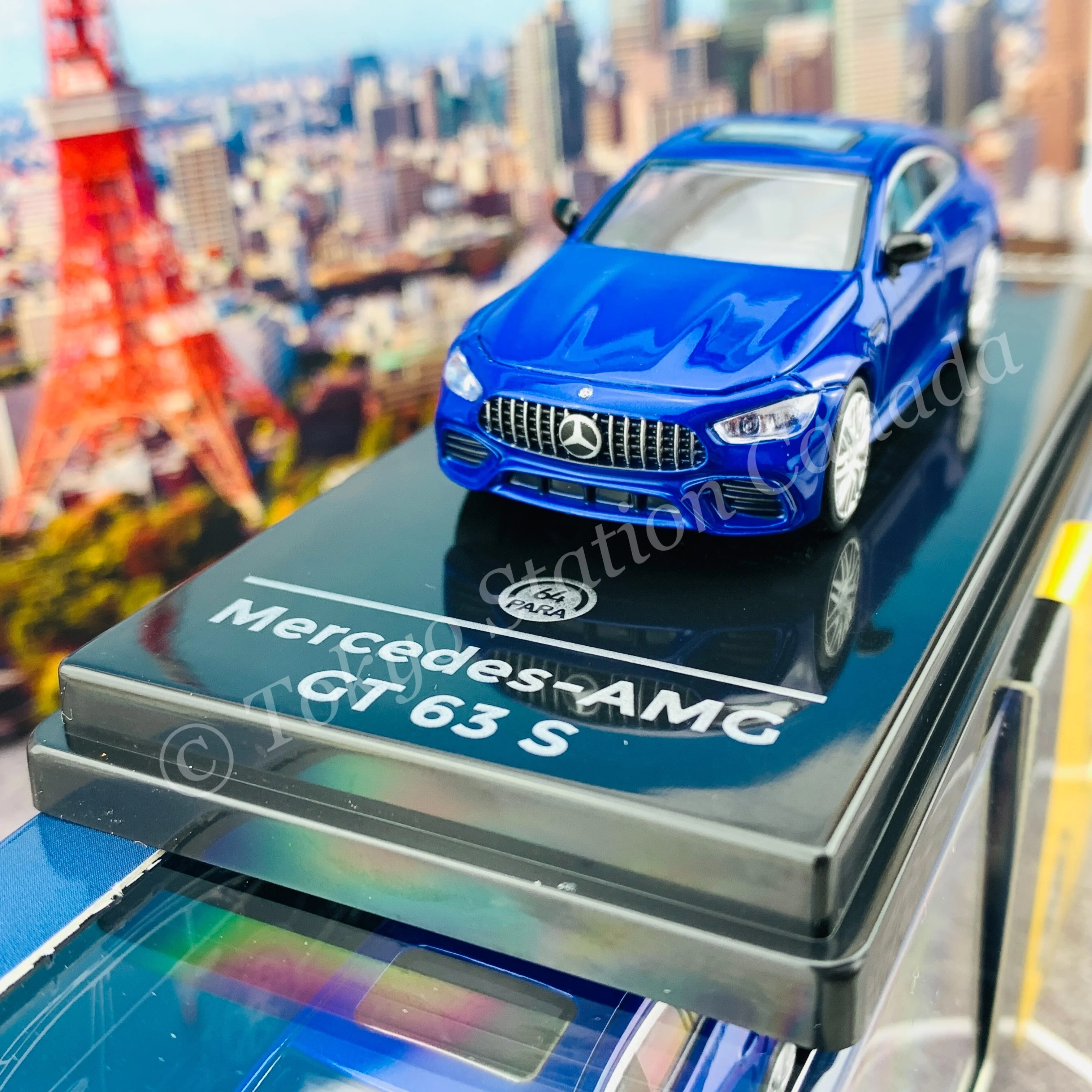 PARA64 1/64 Mercedes-AMG GT 63 S - Metallic Blue LHD PA-55281 - Image 3