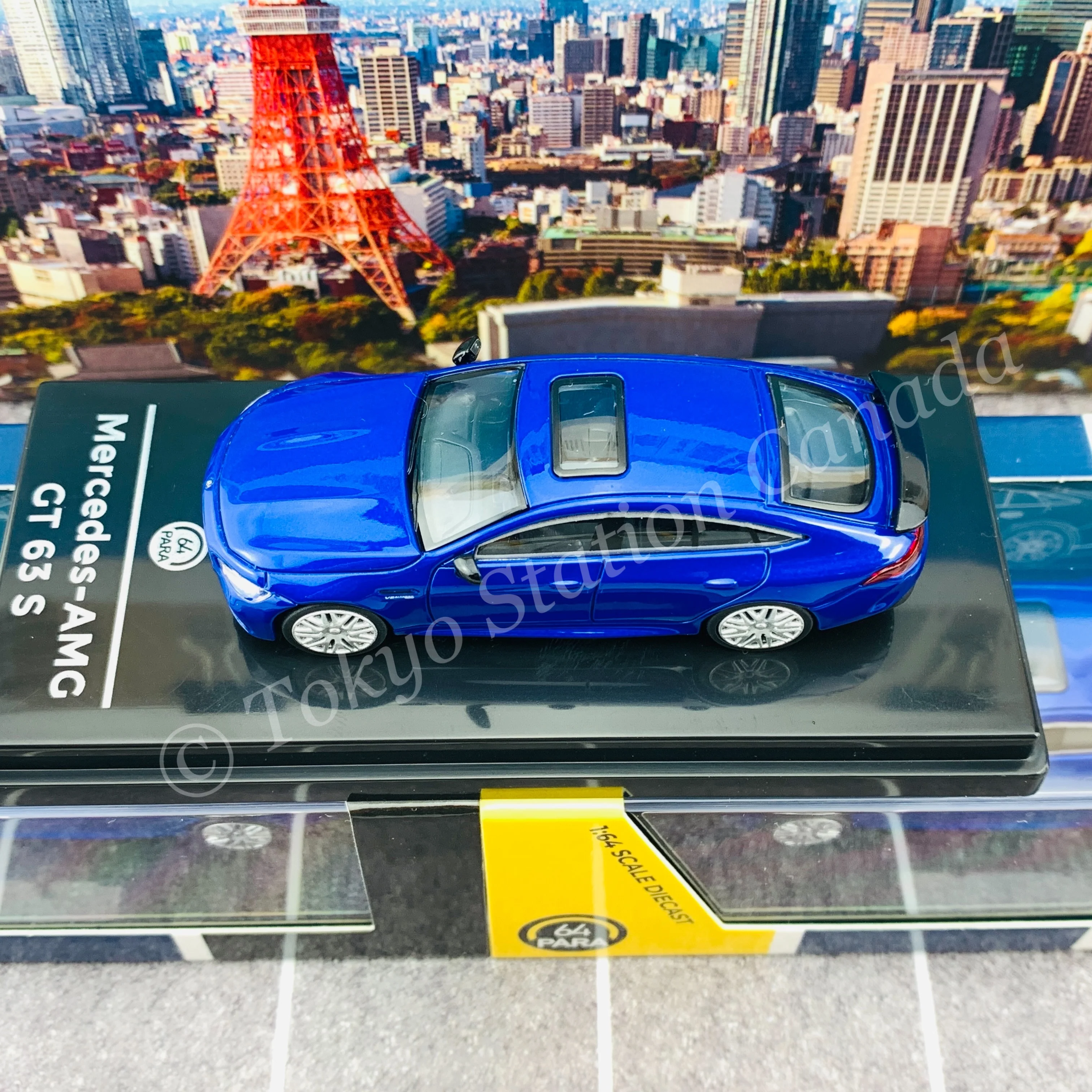 PARA64 1/64 Mercedes-AMG GT 63 S - Metallic Blue LHD PA-55281 - Image 5