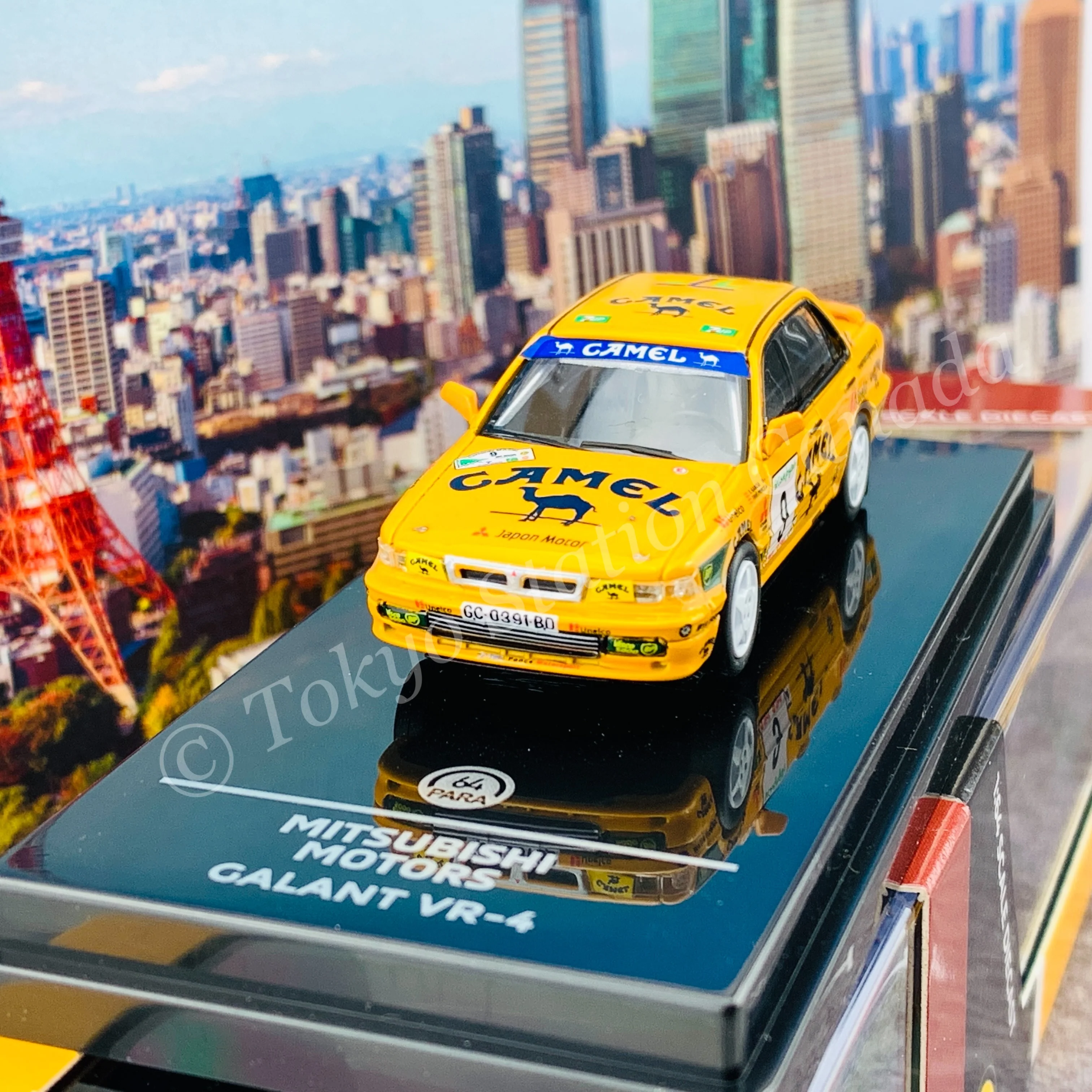 PARA64 1/64 Mitsubishi Galant VR4 1995 Rally El Corte Ingles Ponce #9 LHD PA-55103 - Image 2