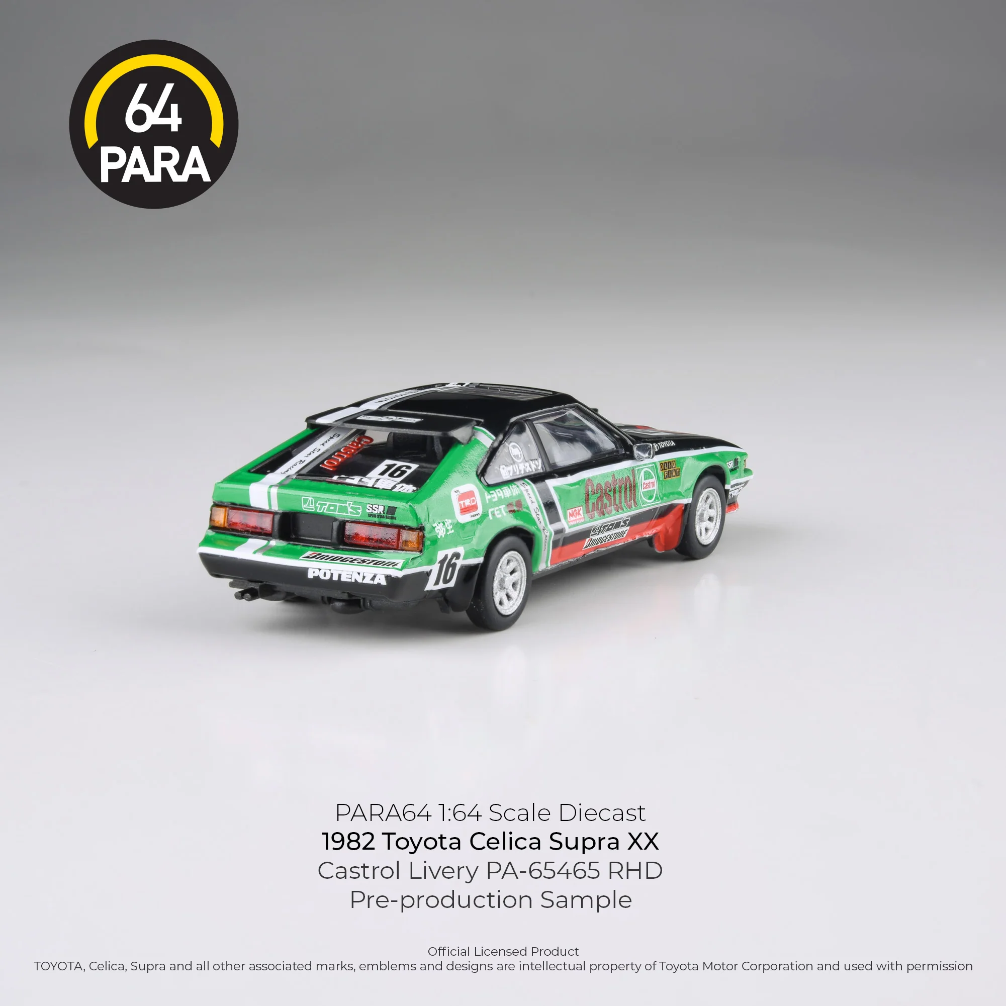 PARA64 1/64 1984 Toyota A60 Celica XX / Celica Supra, Castrol – PA-65465 - Image 2