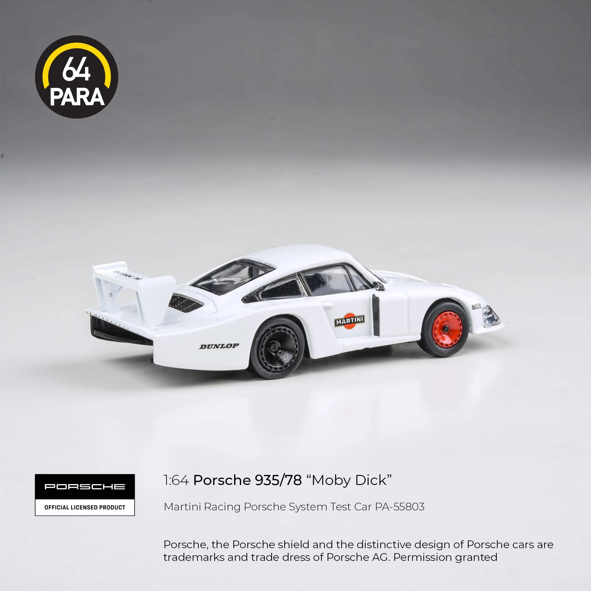 PARA64 1/64 Porsche 935/78 Martini Racing Porsche System Test Car PA-55803 - Image 3