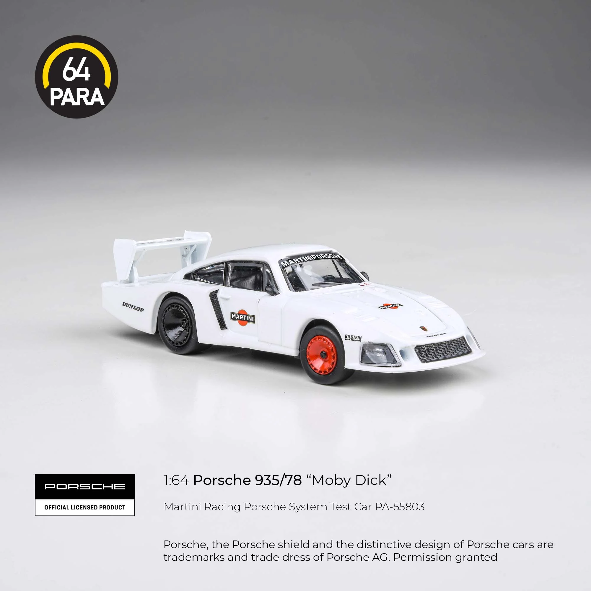 PARA64 1/64 Porsche 935/78 Martini Racing Porsche System Test Car PA-55803 - Image 4