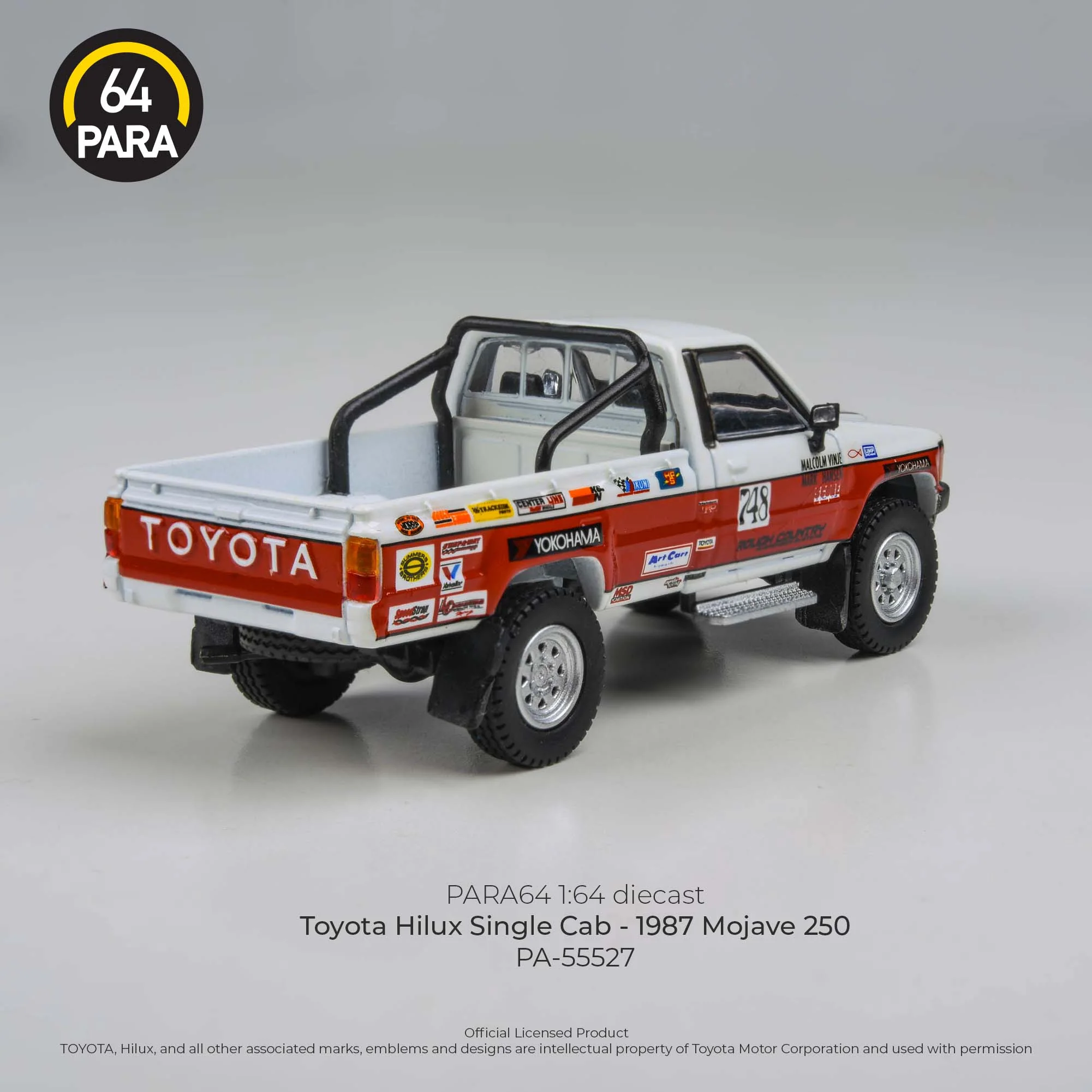 PARA64 1/64 Toyota Hilux Single Cab 1987 Mojave 250 PA-55527 - Image 2