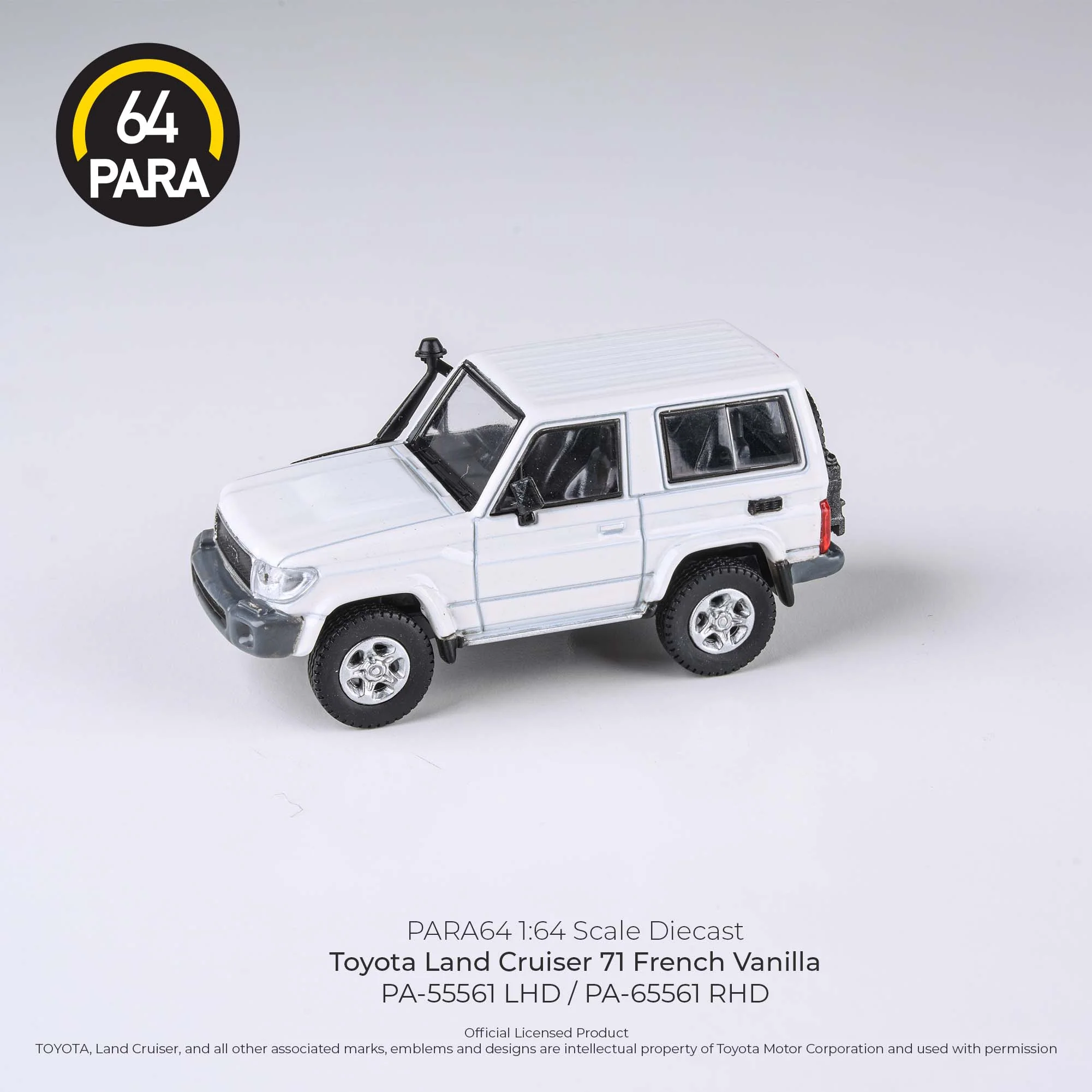 PARA64 1/64 Toyota Land Cruiser 71 French Vanilla LHD PA-55561 - Image 4
