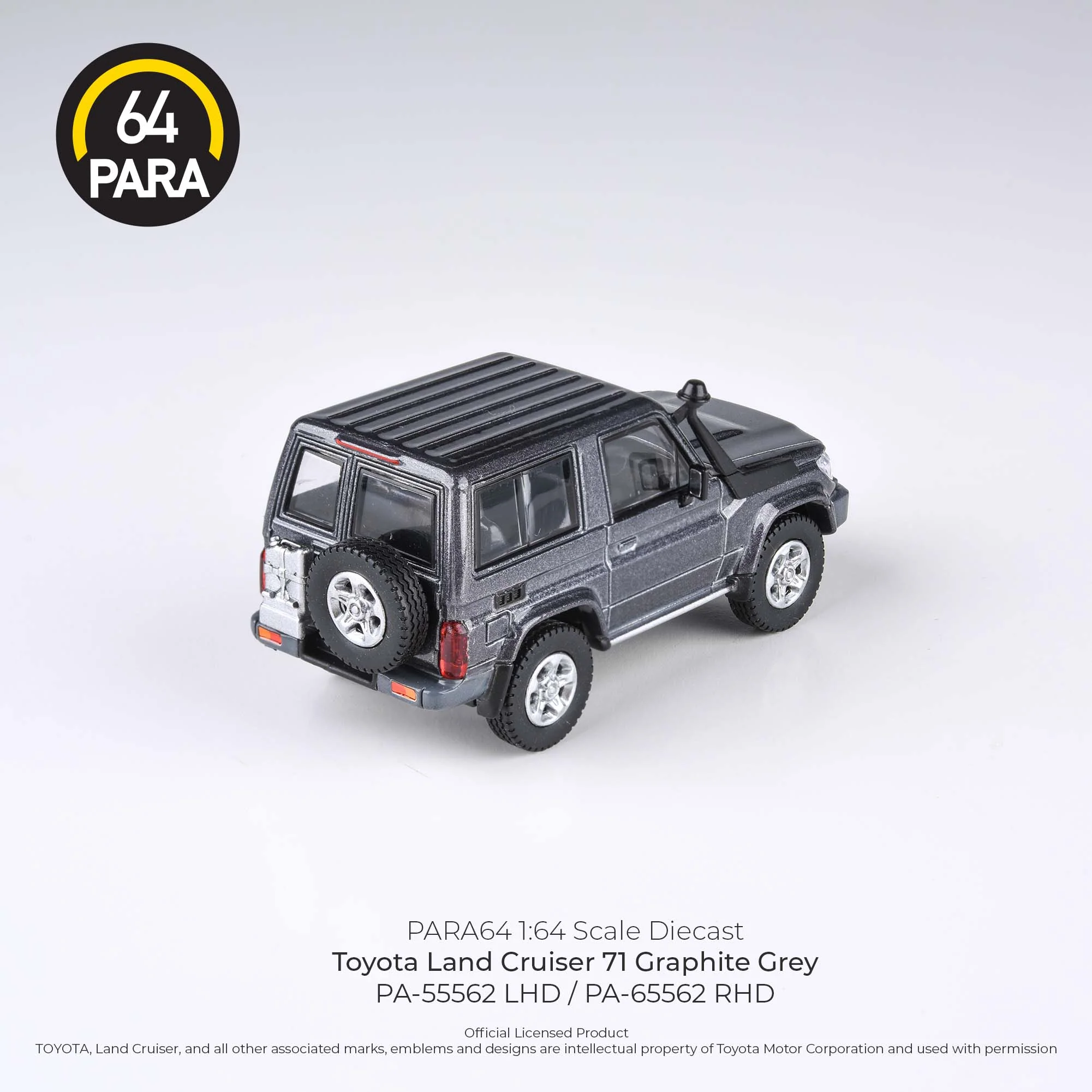 PARA64 1/64 Toyota Land Cruiser 71 Graphite Grey LHD PA-55562 - Image 2