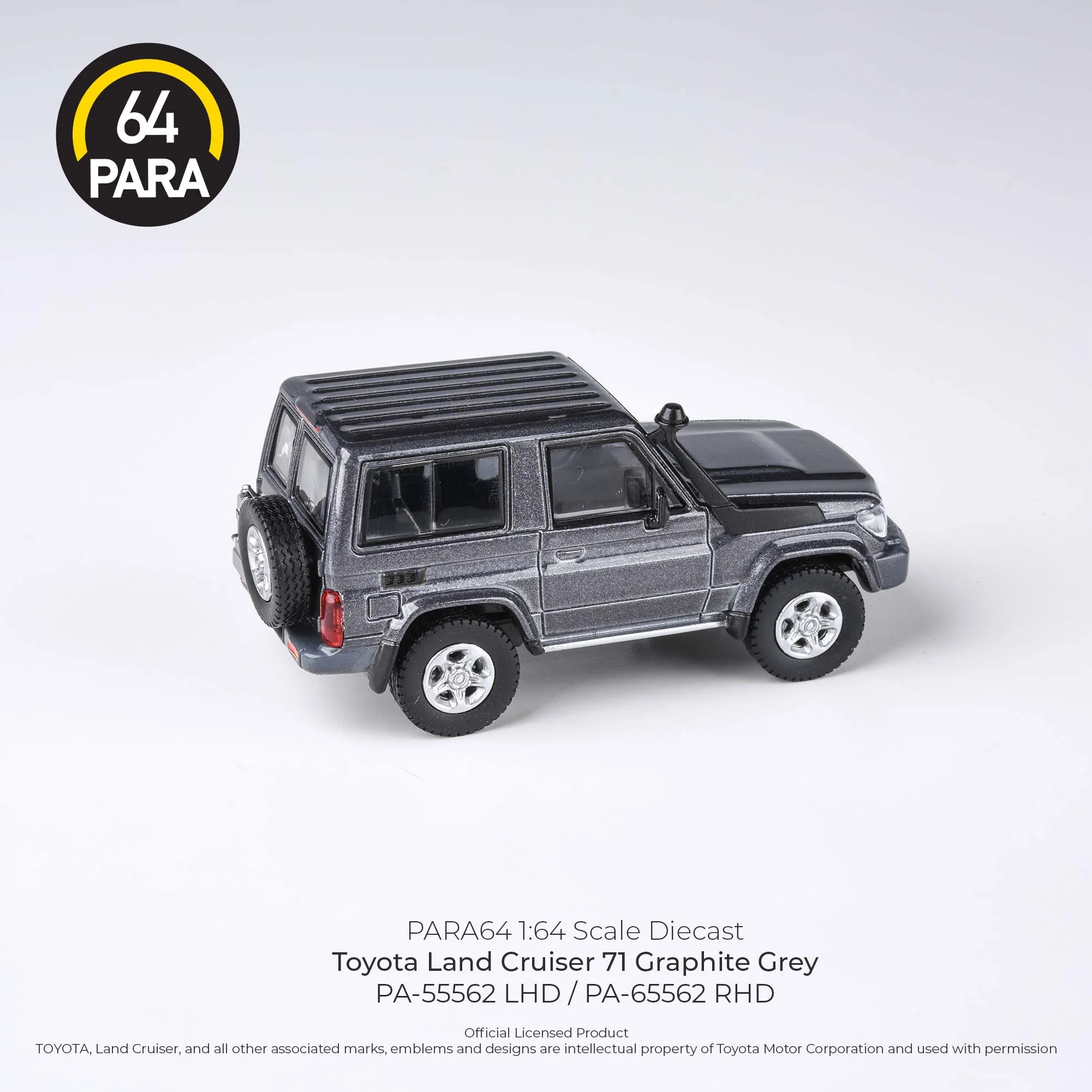PARA64 1/64 Toyota Land Cruiser 71 Graphite Grey LHD PA-55562 - Image 3