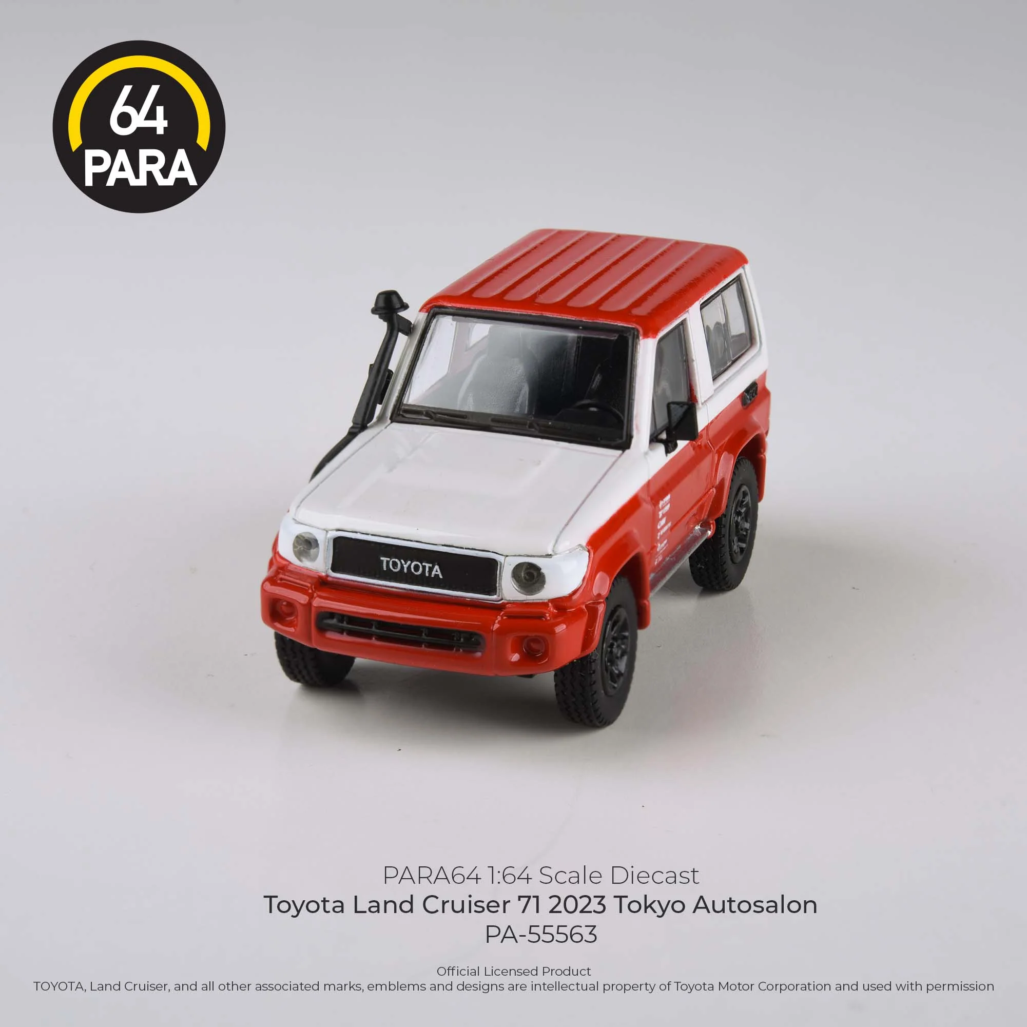 PARA64 1/64 Toyota Land Cruiser 71 Short Wheel Base 2023 Tokyo Auto Salon LHD PA-55563 - Image 3